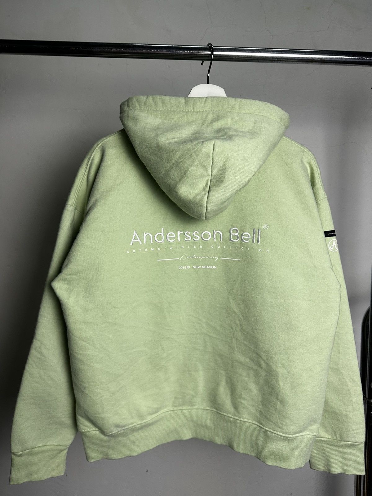 Andersson Bell Andersson Bell AW18 Mint Green Pullover Hoodie Size US M / EU 48-50 / 2 - 2 Thumbnail