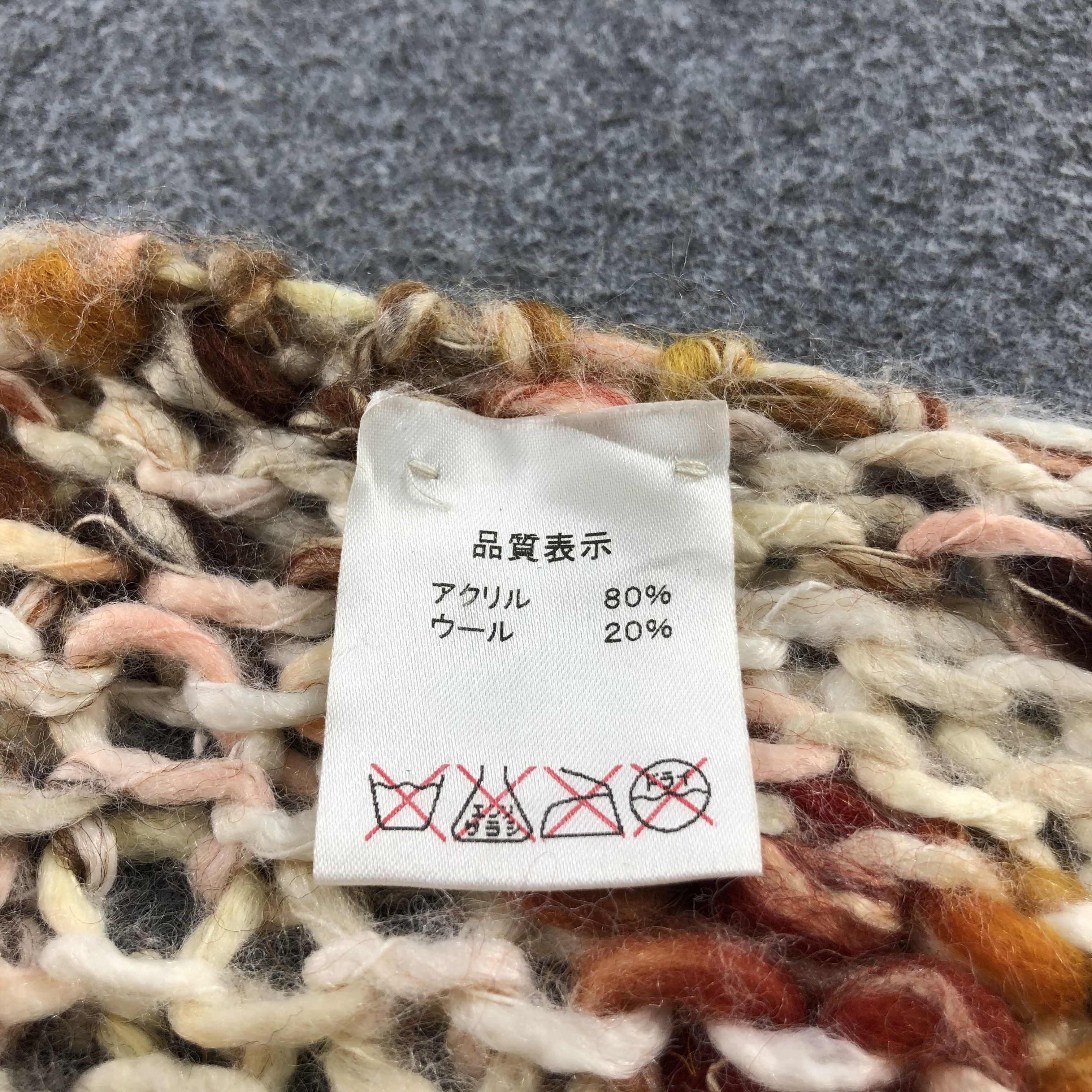 Japanese Brand Unknown Knit Crochet Beanie Snowcap Snow Hat B331 Size ONE SIZE - 3 Thumbnail