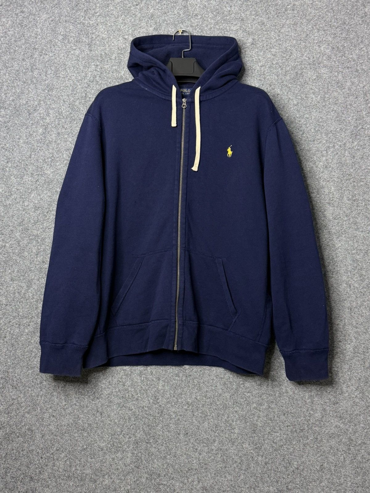 Polo Ralph Lauren Polo Ralph Lauren Navy Blue y2k full zip hoodie size XXL Size US XXL / EU 58 / 5 - 1 Thumbnail