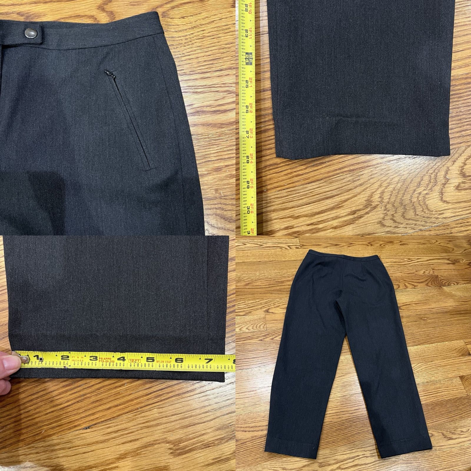 Talbots TALBOTS Heritage Dress Pants Slacks Gray Women’s 8P Petite Size 30" / US 8 / IT 44 - 8 Thumbnail