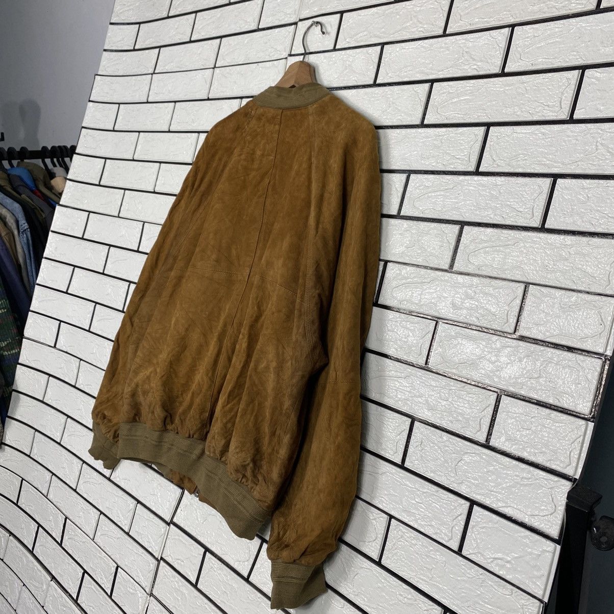 Japanese Brand 📌Vintage Genuine Leather Bomber Jacket Unbrand Issey Miyake Size US M / EU 48-50 / 2 - 11 Thumbnail