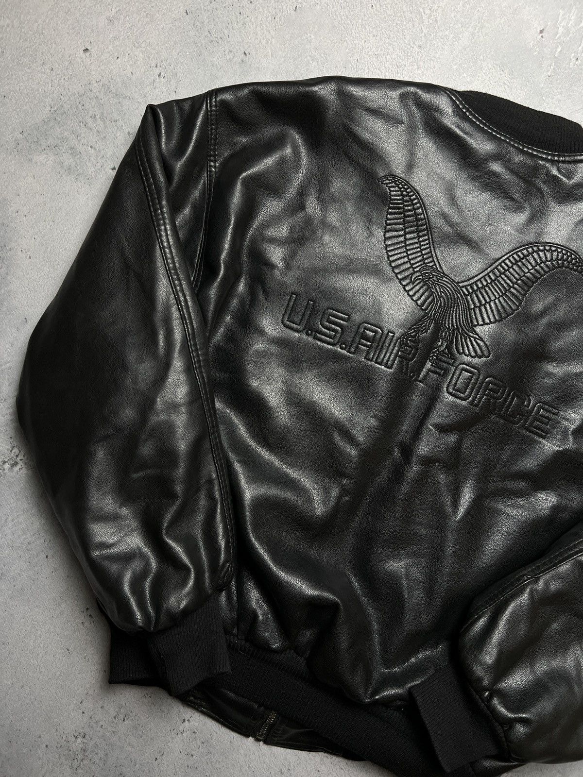 Vintage Antica Bottega U.S.A Air Force Zip-Up Archive Jacket 90s 00s Size US XL / EU 56 / 4 - 6 Thumbnail