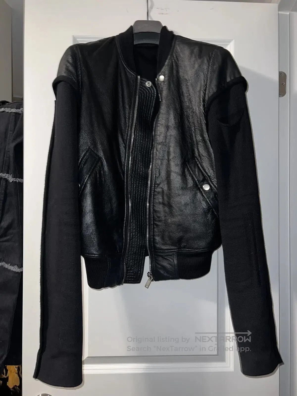 Rick Owens Rick Owens Leather Bomber Jacket. Size US S / EU 44-46 / 1 - 2 Thumbnail