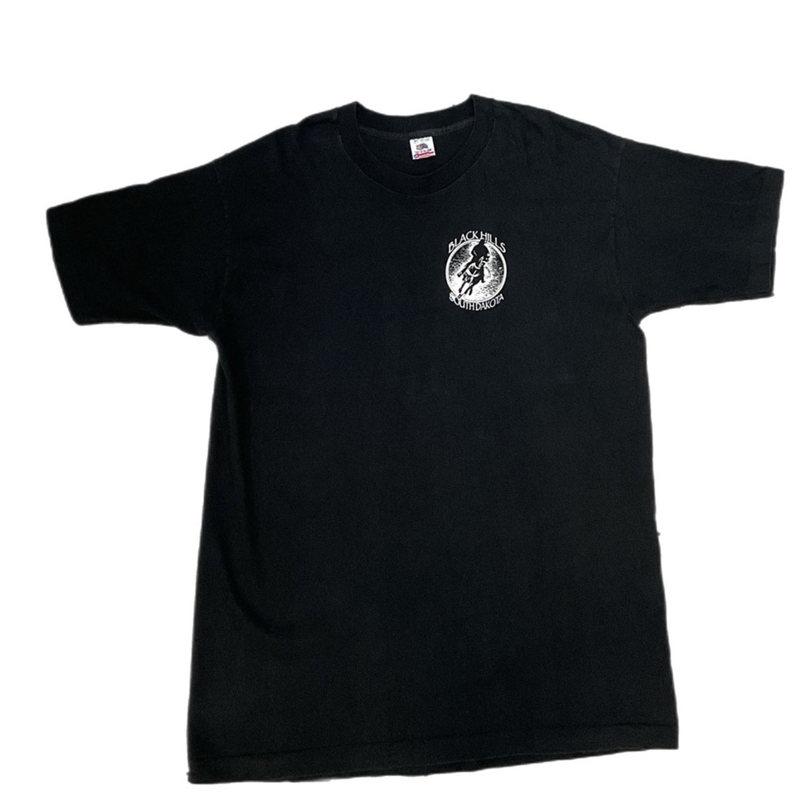 Fruit Of The Loom 1990s Black Hills "South Dakota" American Spirit T-Shirt Size US XL / EU 56 / 4 - 1 Thumbnail