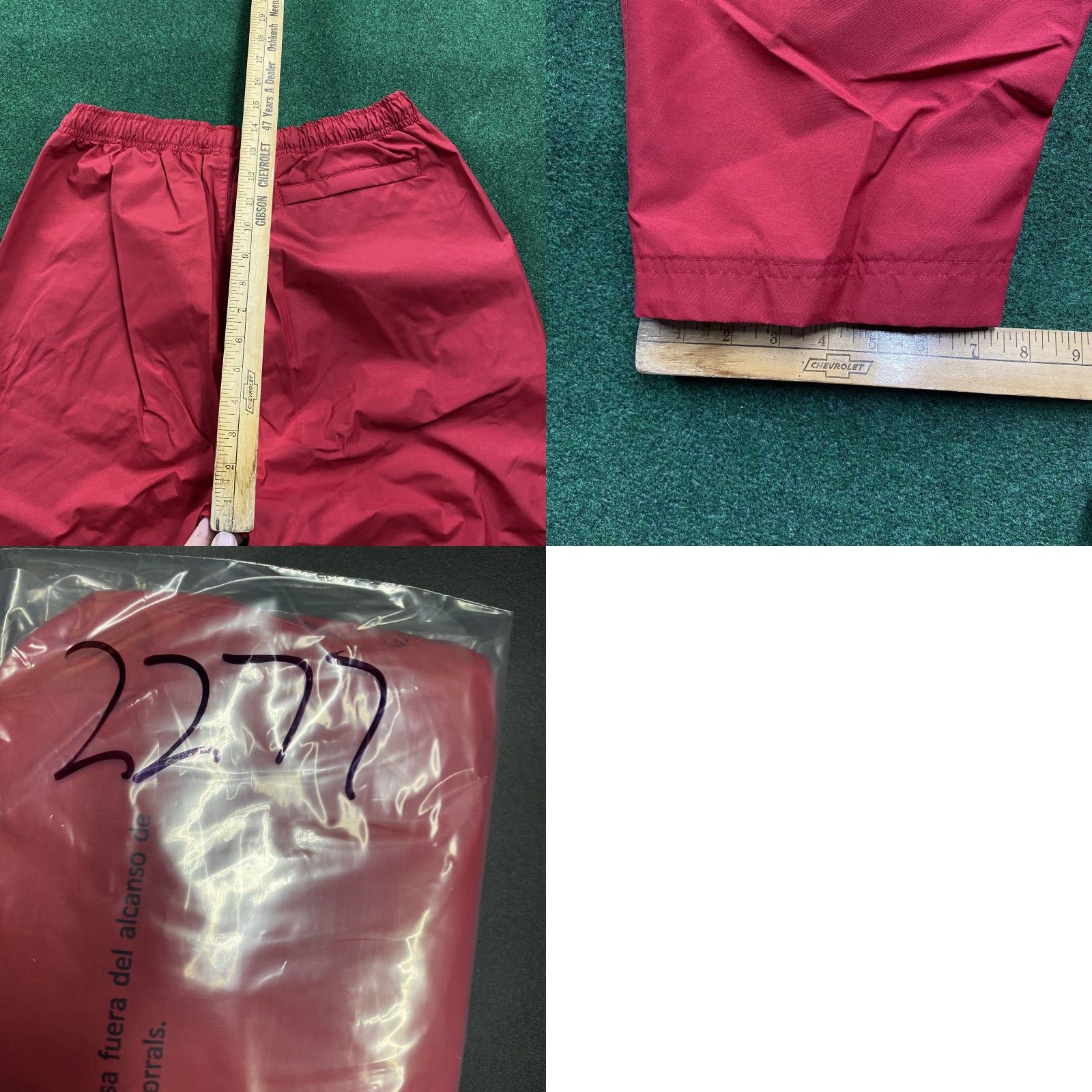 Vintage VINTAGE Gore-Tex Pants Mens M Red Y2K Ski Snow Snowboard 30x29 - Unbranded Jeans Size US 31 - 8 Thumbnail