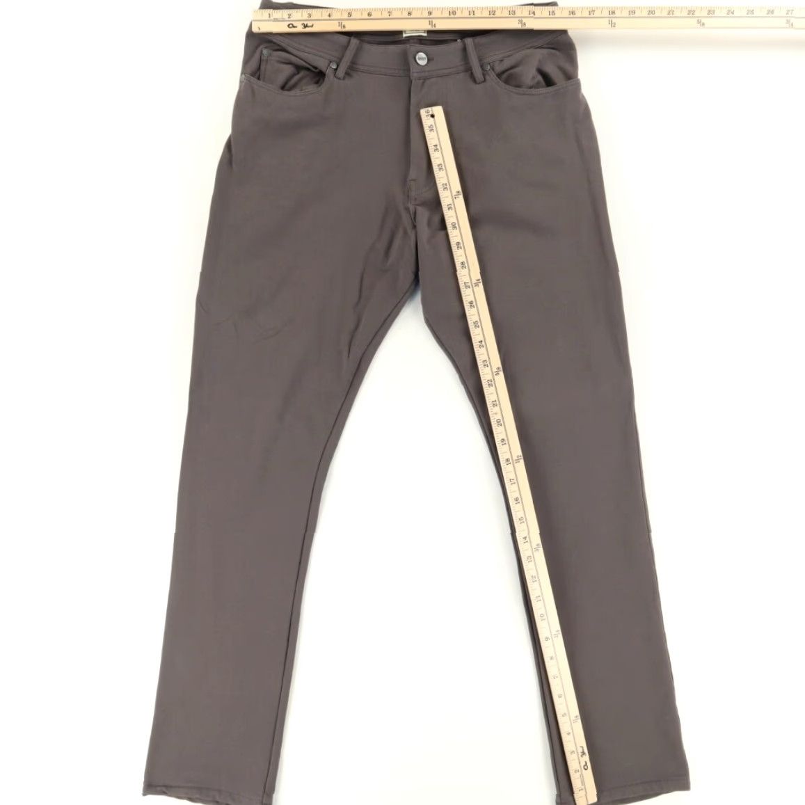 Vintage Swet Tailor Slim Stretch Cotton Twill Chino Pants Gray Men 31 Size US 31 - 3 Thumbnail