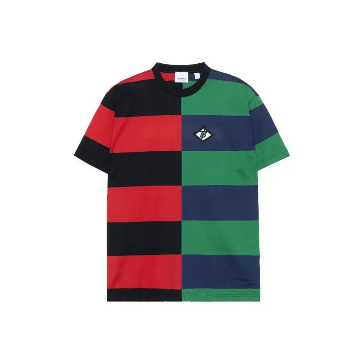 Burberry Burberry Color Block Short Sleeve T-Shirt 0079 Size XXS / US 00 / IT 34 - 1 Thumbnail