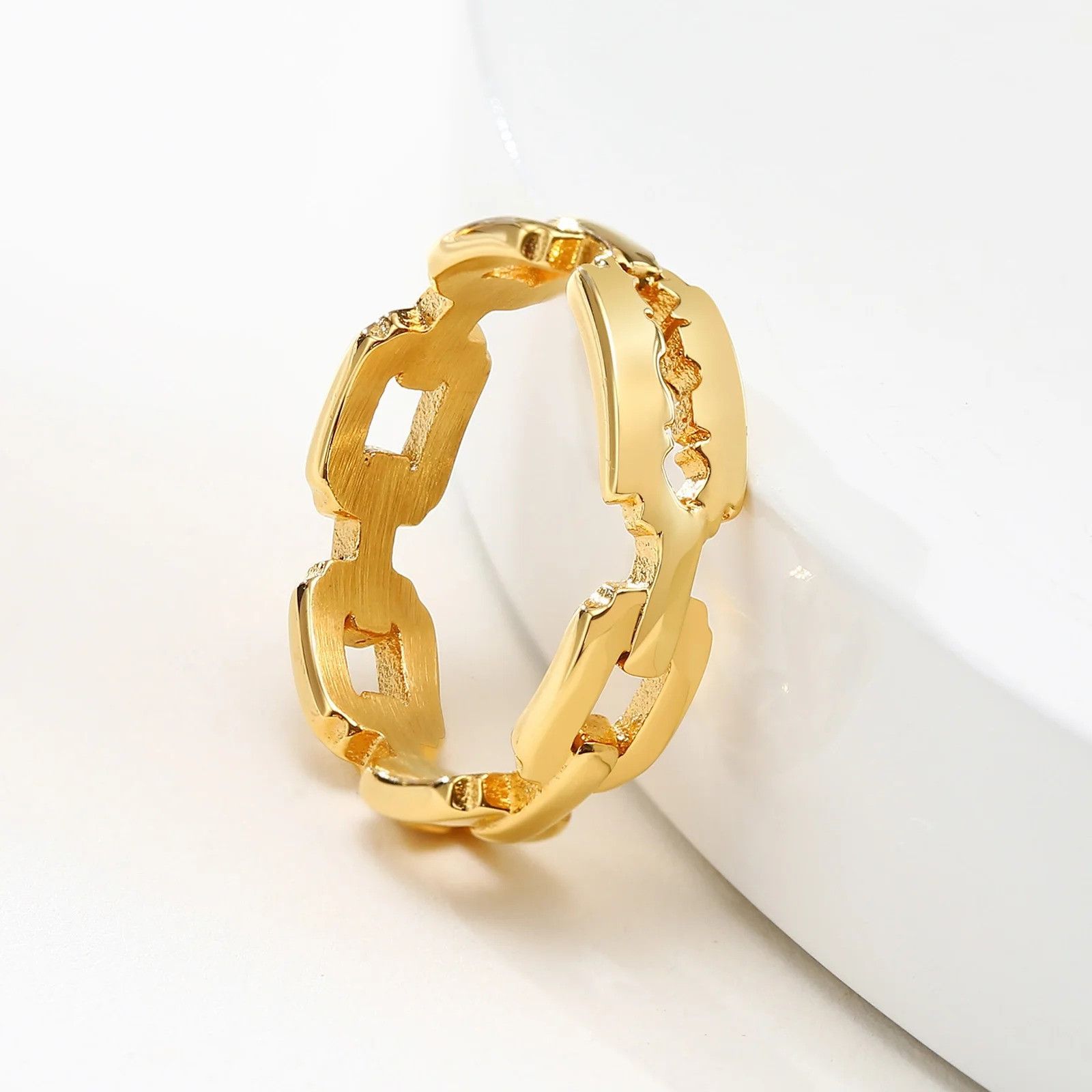 Jewelry × Vintage Stainless Steel Unisex Blade Ring Size ONE SIZE - 2 Thumbnail