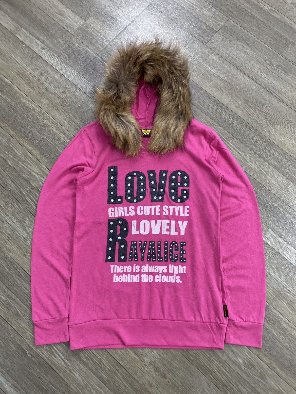 Hysteric Glamour 2000s IfSixWasNine Rayalice Poem Cross Kmrii Lgb Fur Hoodie Size US S / EU 44-46 / 1 - 1 Thumbnail