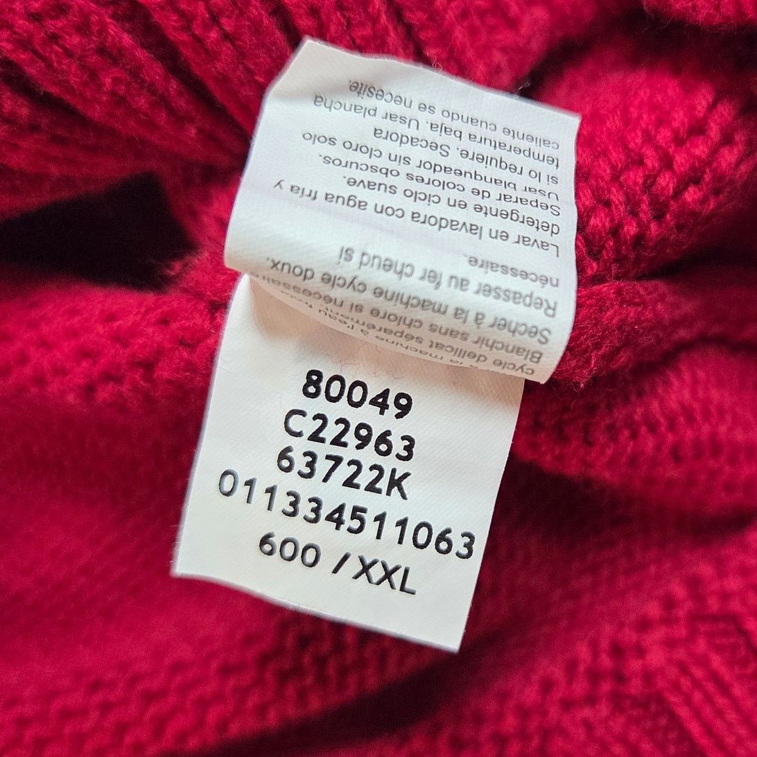 Chaps Vintage Chaps RL Red Cotton Crewneck Sweater Size US XXL / EU 58 / 5 - 14 Thumbnail
