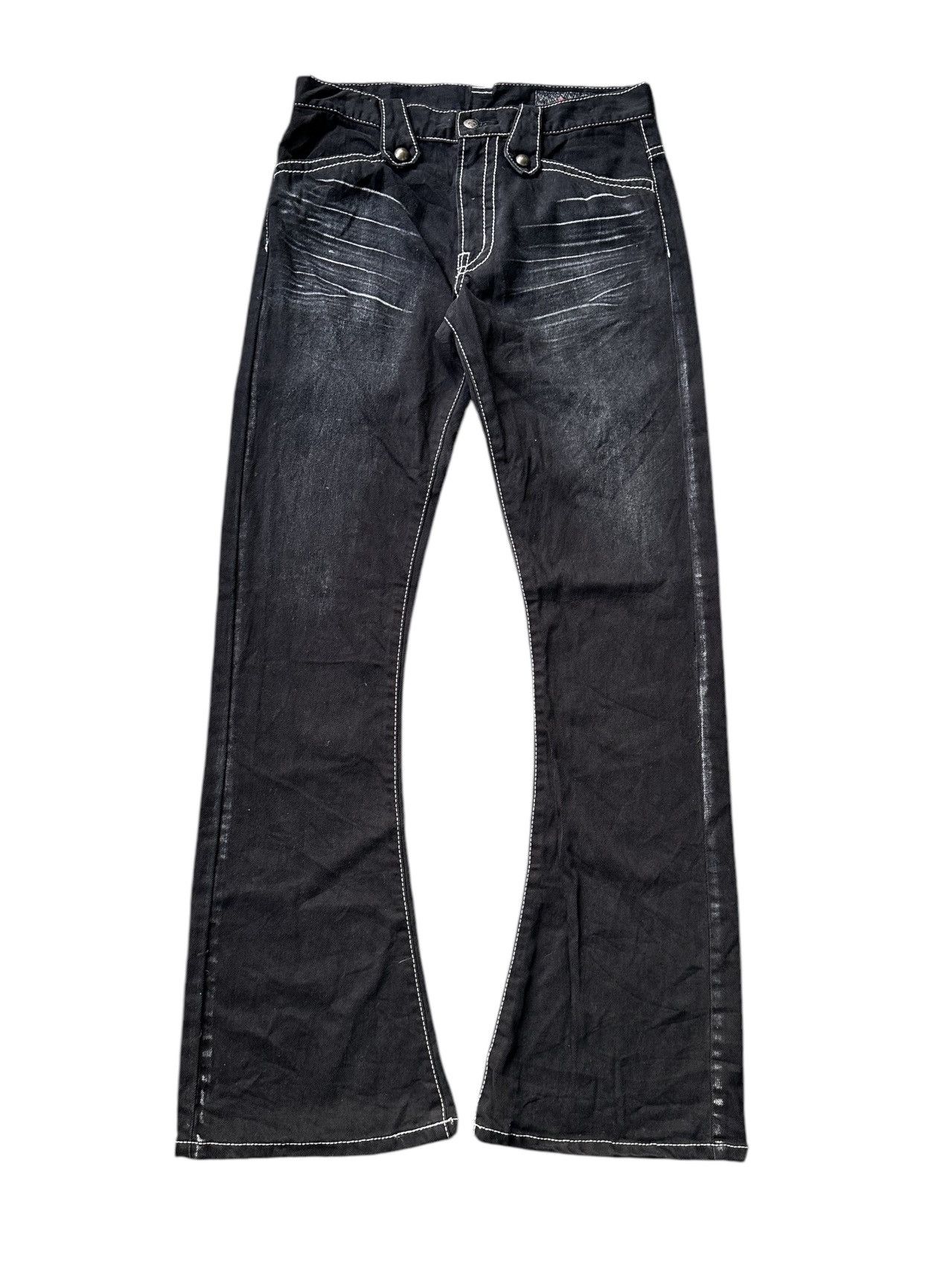 Japanese Brand × Le Grande Bleu (L.G.B.) Revolution Flare Pants Size US 30 / EU 46 - 2 Thumbnail