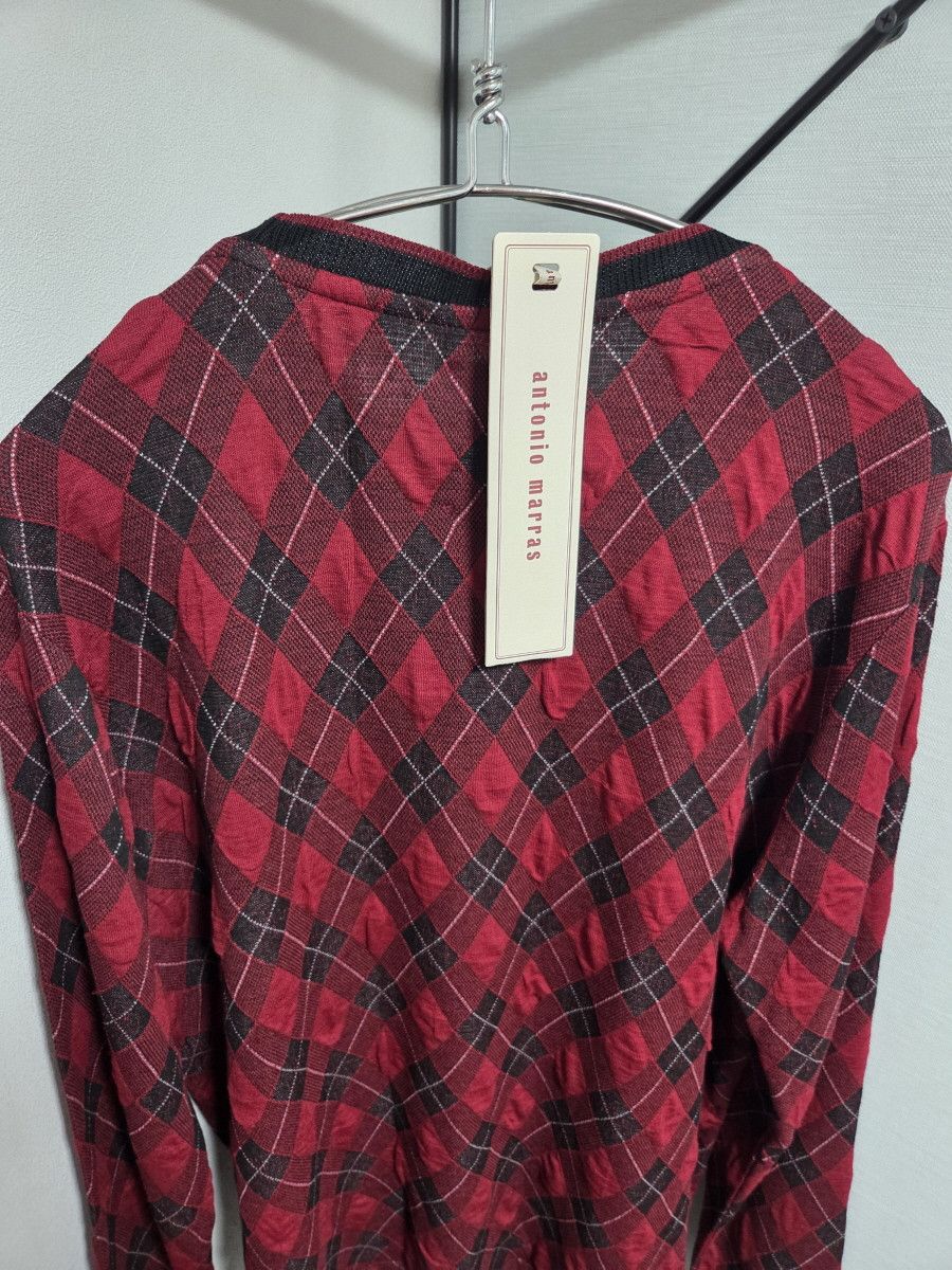 Antonio Marras Antonio Marras 레드 아가일패턴 비스코사 knit Size M / US 6-8 / IT 42-44 - 7 Thumbnail