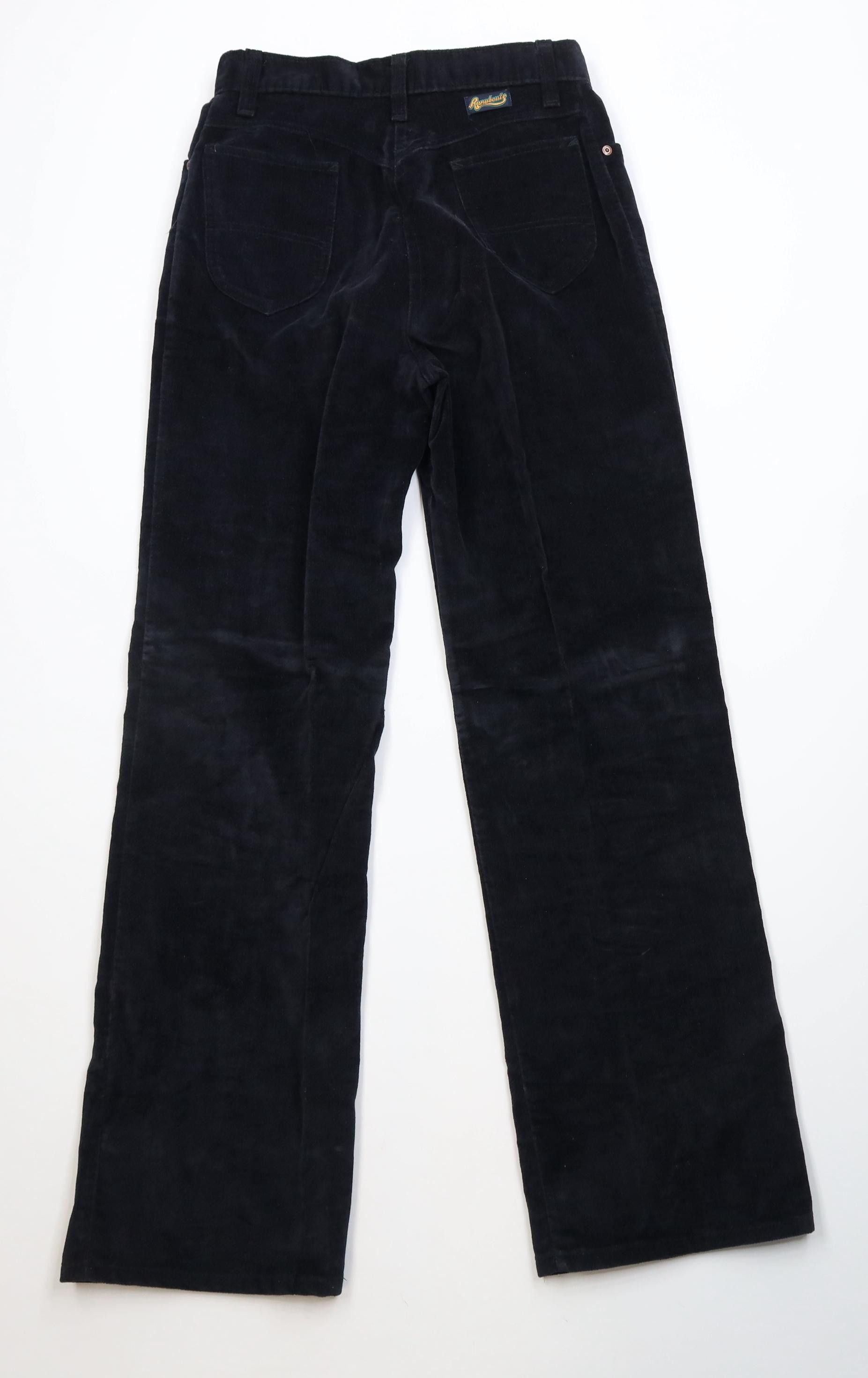Vintage Vintage 60s 70s Streetwear Velour Corduroy Wide Leg Pants Size 36" / US 14 / IT 50 - 8 Thumbnail