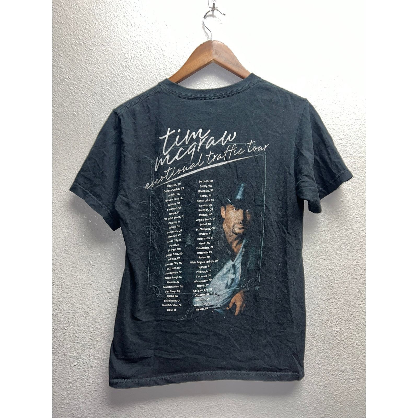 Anvil Tim Mcgraw Shirt Emotional Traffic Tour Concert Country Tee Size US S / EU 44-46 / 1 - 6 Thumbnail