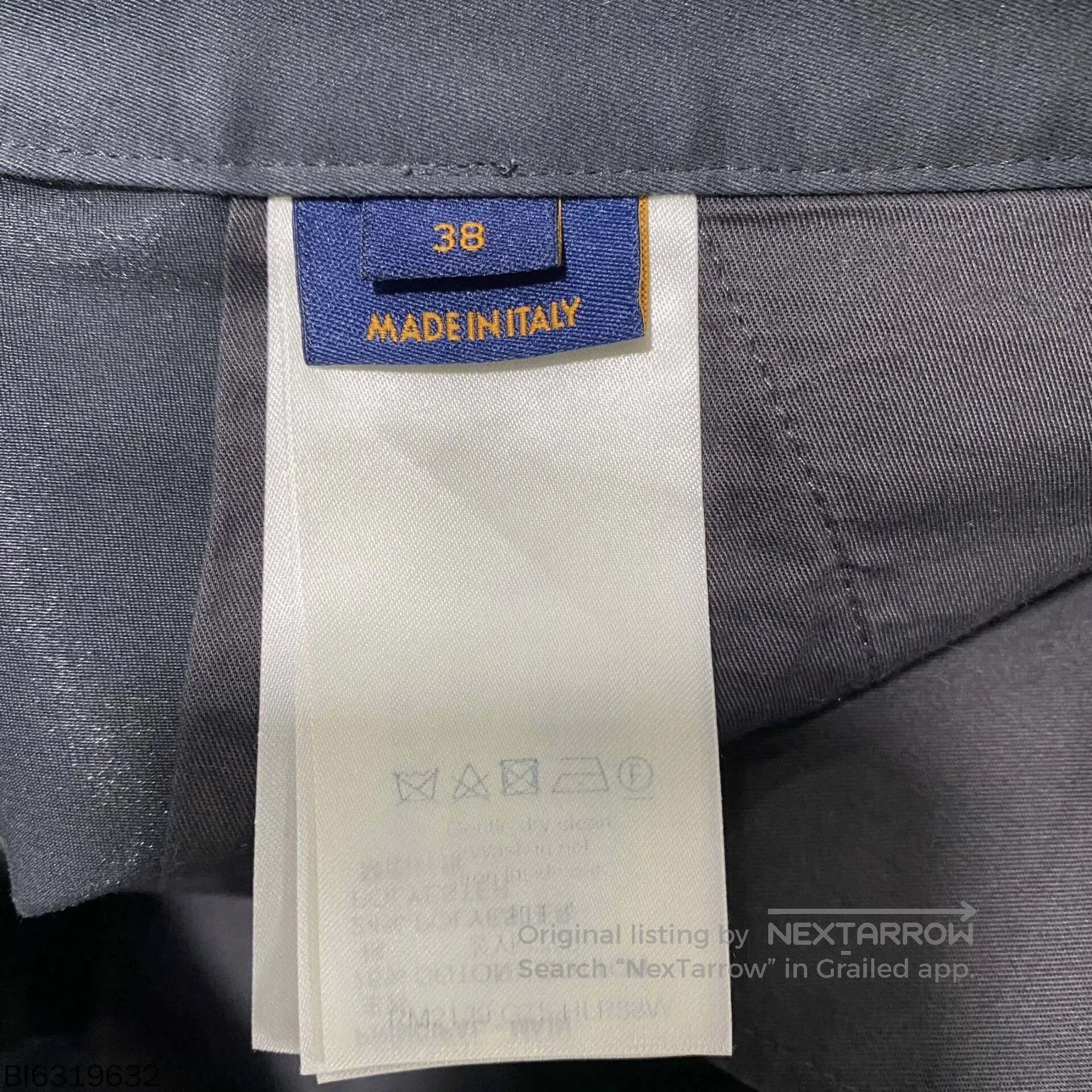 Louis Vuitton gray logo work pants by Louis Vuitton. Size US 38 / EU 54 - 5 Thumbnail