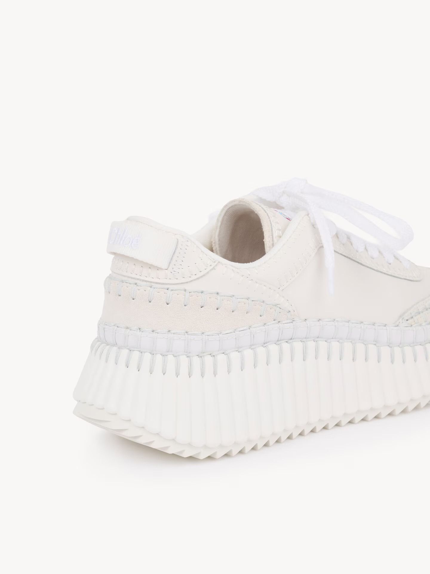 Chloe o1loc1c10226 Nama Low-Top Sneakers in White Size US 9 / IT 39 - 4 Thumbnail