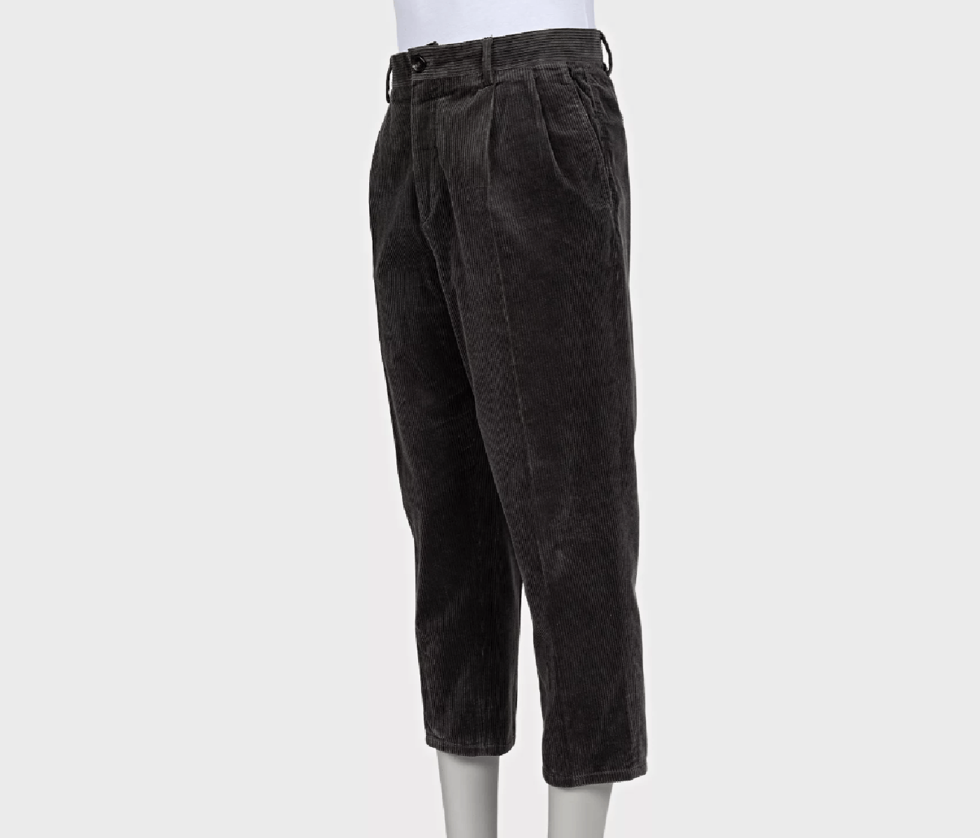 Brunello Cucinelli Brunello Cucinelli Gray Corduroy Pants IT54 XXL Size US 38 / EU 54 - 2 Thumbnail