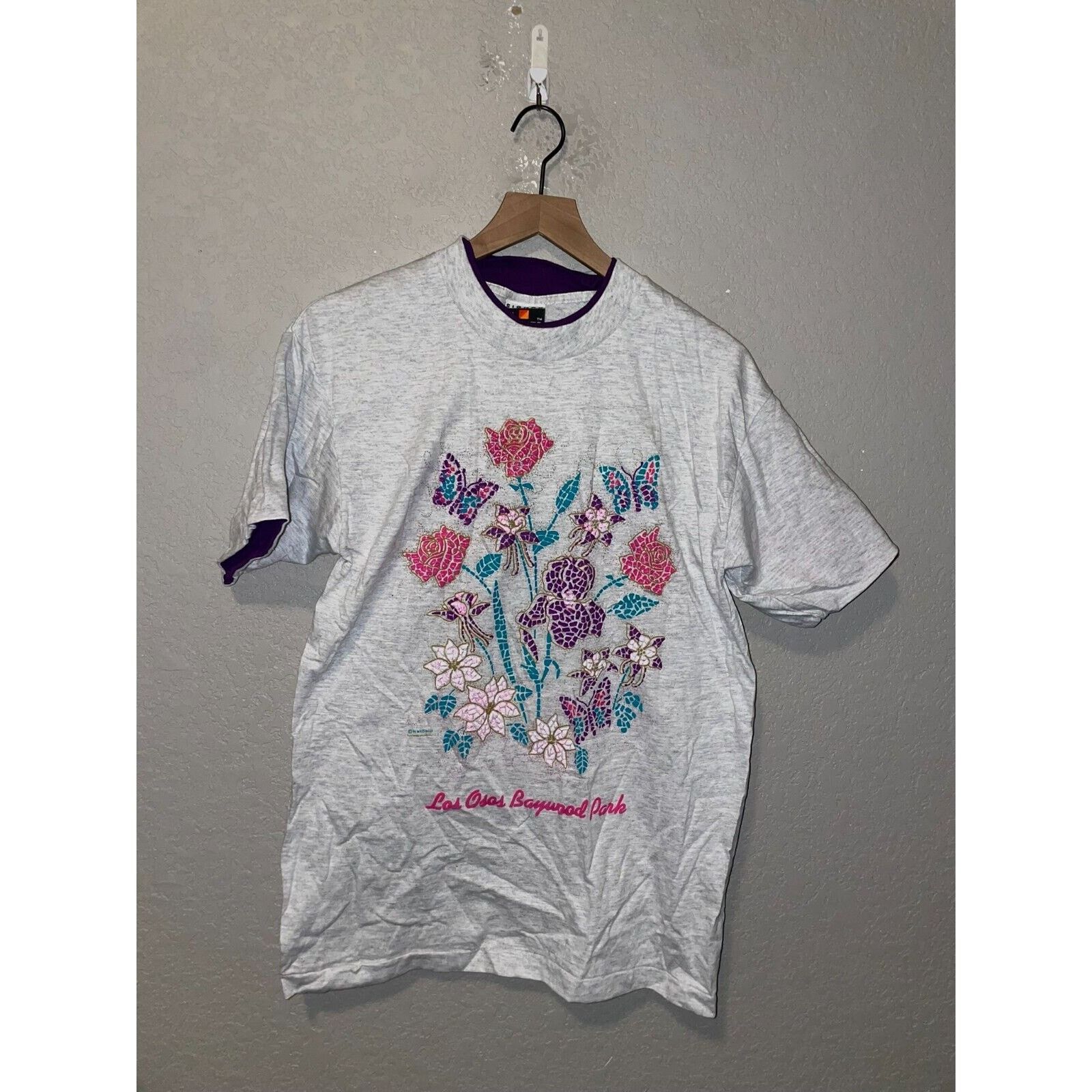 Signal Sport Vintage Los Osos Shirt Test Print Baywood Park Tee 90s VTG M Size US M / EU 48-50 / 2 - 1 Thumbnail