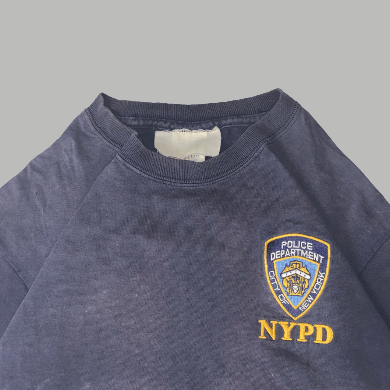 Vintage Archival Trashed Vintage 90s NYPD New York Poilce Tee Size US M / EU 48-50 / 2 - 2 Thumbnail