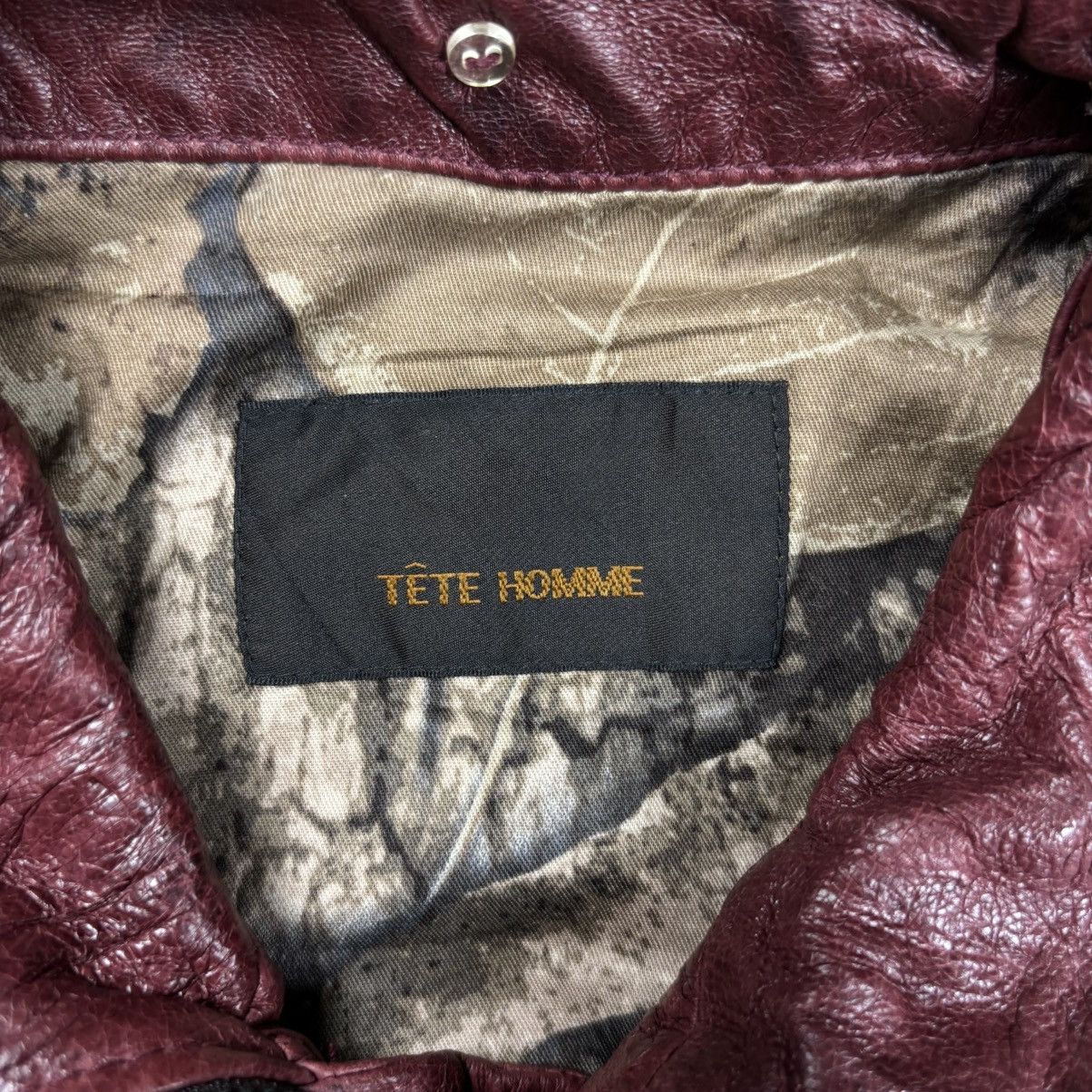 Ekam 2000s Tete Homme - Red Blood Rider Leather Jacket Size US M / EU 48-50 / 2 - 12 Thumbnail