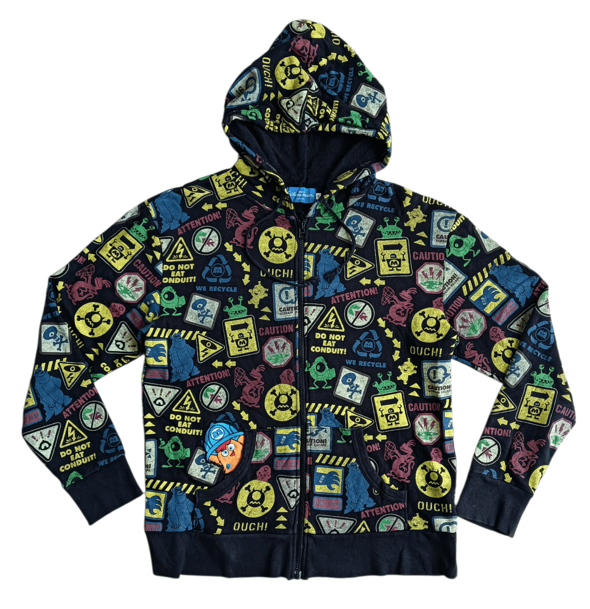 Disney Disney Monster Hoodie Zipper Full Print Size US S / EU 44-46 / 1 - 1 Thumbnail