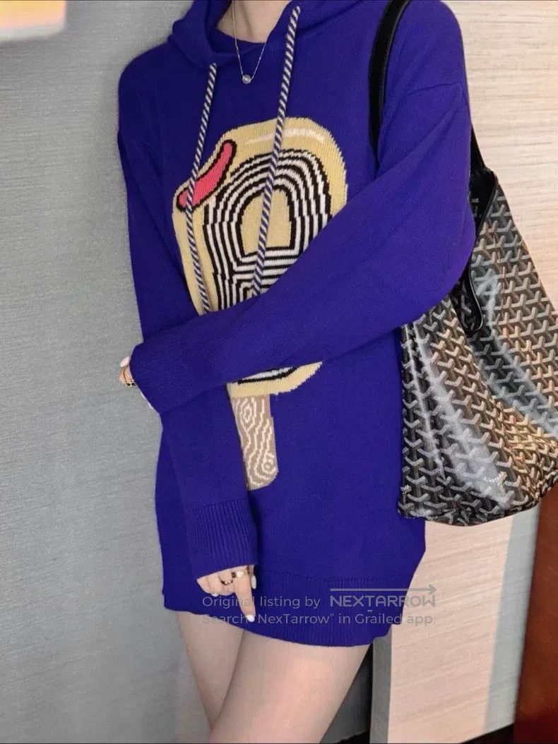 Hermes Hermes Pig nose ice cream cashmere hooded sweater Size XS / US 0-2 / IT 36-38 - 4 Thumbnail