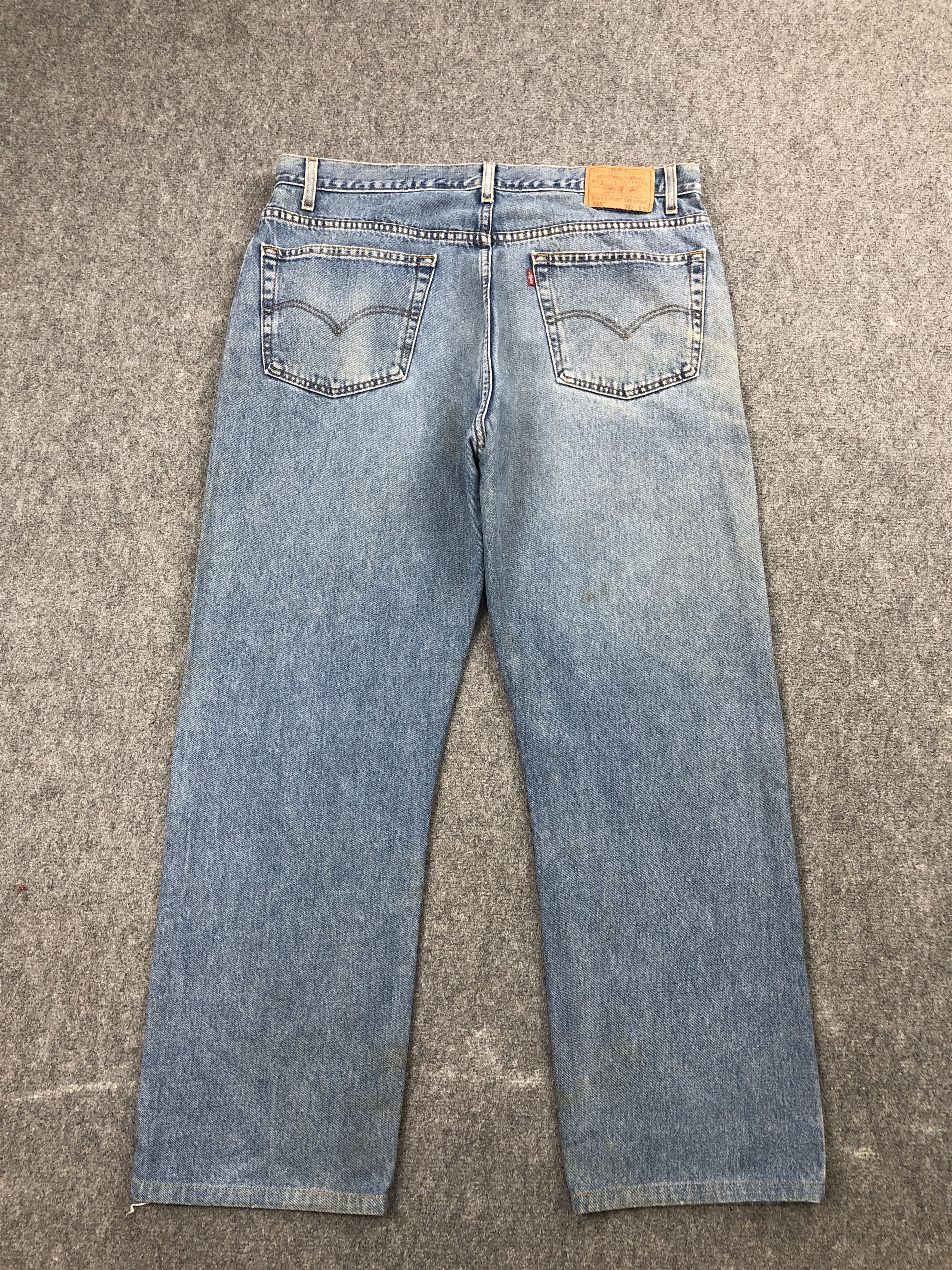 Levi's Vintage 90s Levis 505 Light Wash Jeans DP2437 Size US 39 - 3 Thumbnail