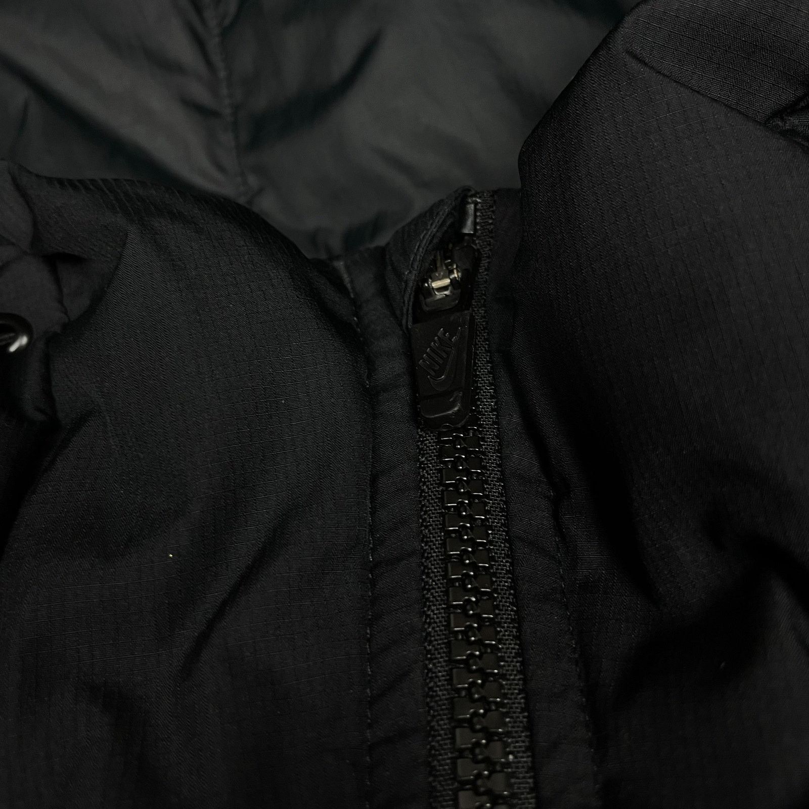 Nike Nike Men's Black Long Sleeve Hooded Full Zip Puffer Jacket M Size US M / EU 48-50 / 2 - 4 Thumbnail