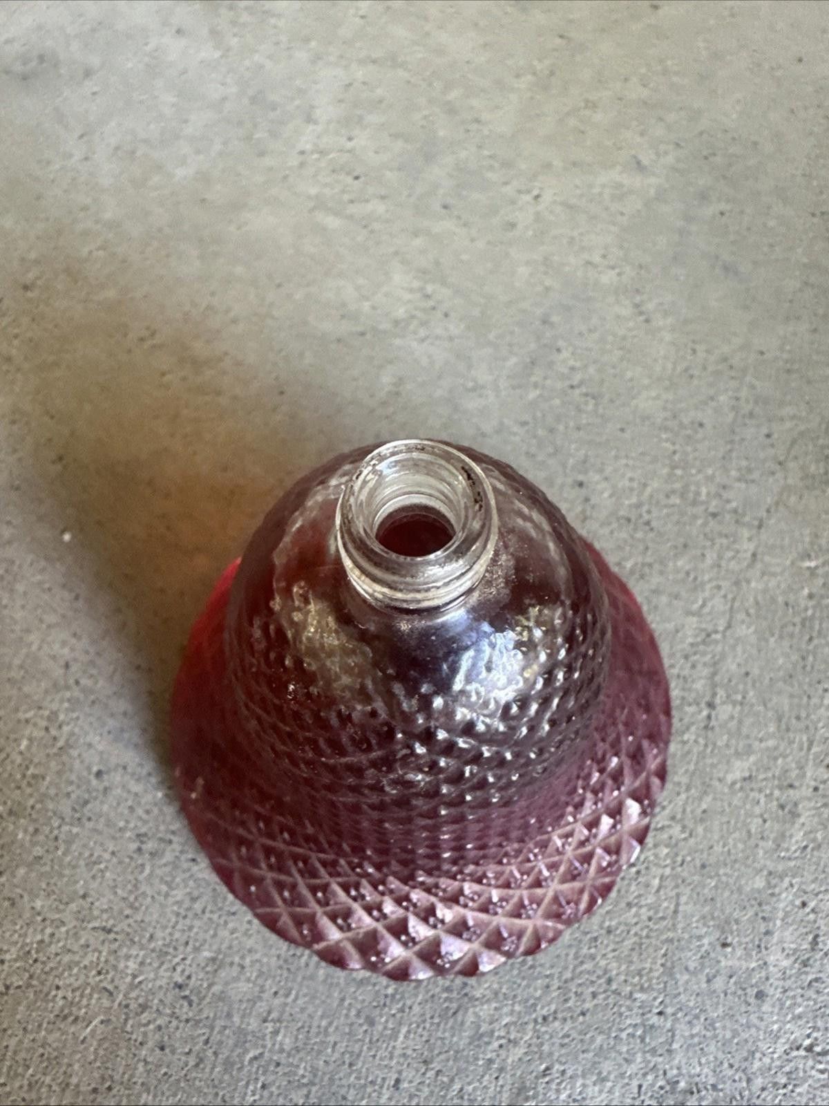 Designer Vintage 1970’s Avon Rosepoint Glass Bell Charisma Cologne Size ONE SIZE - 6 Thumbnail