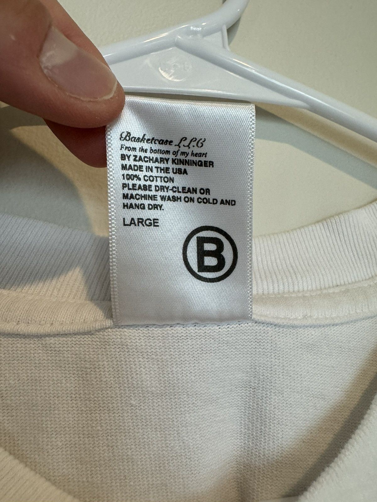 basketcase gallery White Graffiti Logo Tee Size US L / EU 52-54 / 3 - 5 Thumbnail