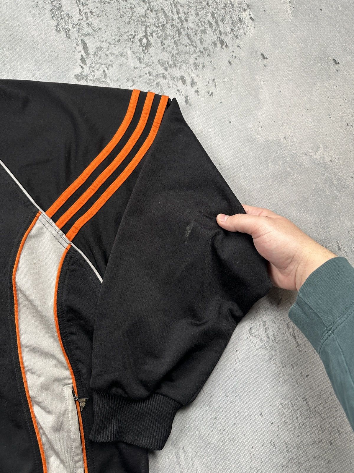 Adidas Vintage Y2K Adidas Hooded Track Jacket Stripes Oversized Fit Size US XL / EU 56 / 4 - 4 Thumbnail