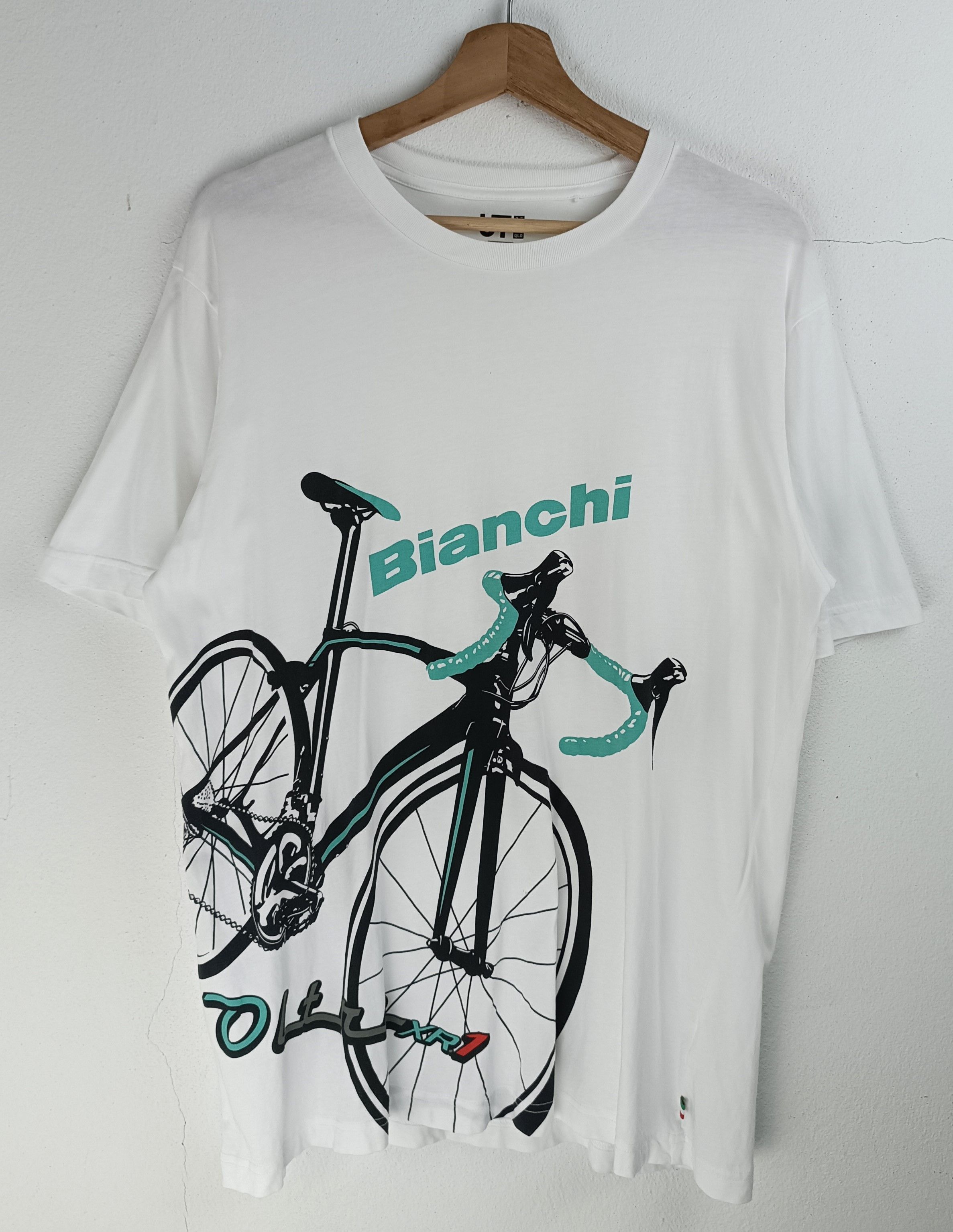 Bicycle VINTAGE BIANCHI BICYCLE RACING FIXIE TOUR DE FRANCE TEE Size US L / EU 52-54 / 3 - 3 Thumbnail
