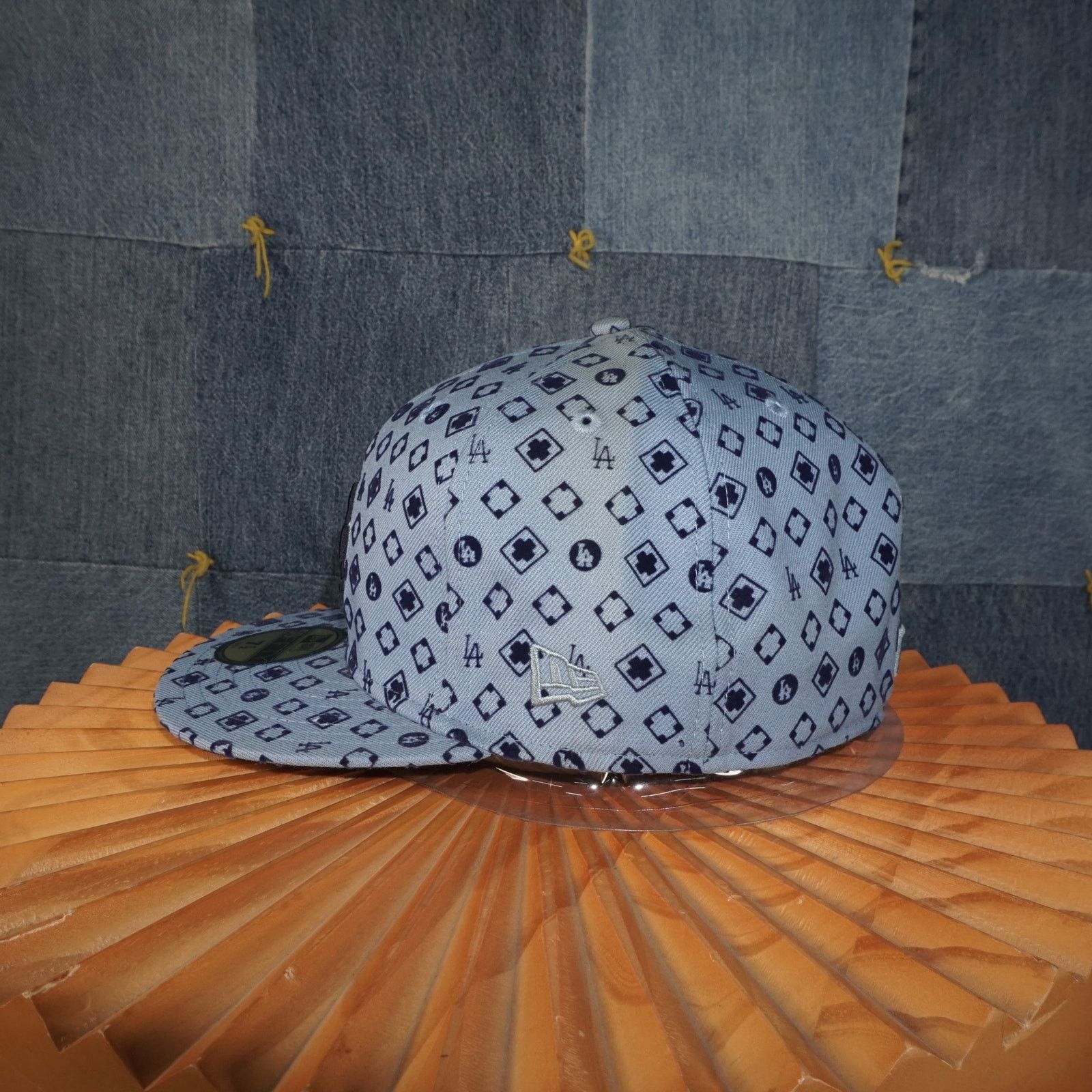 New Era 7 ½ - Vintage Y2K Los angeles Dodgers MLB monogram 2000s hat Size ONE SIZE - 3 Thumbnail
