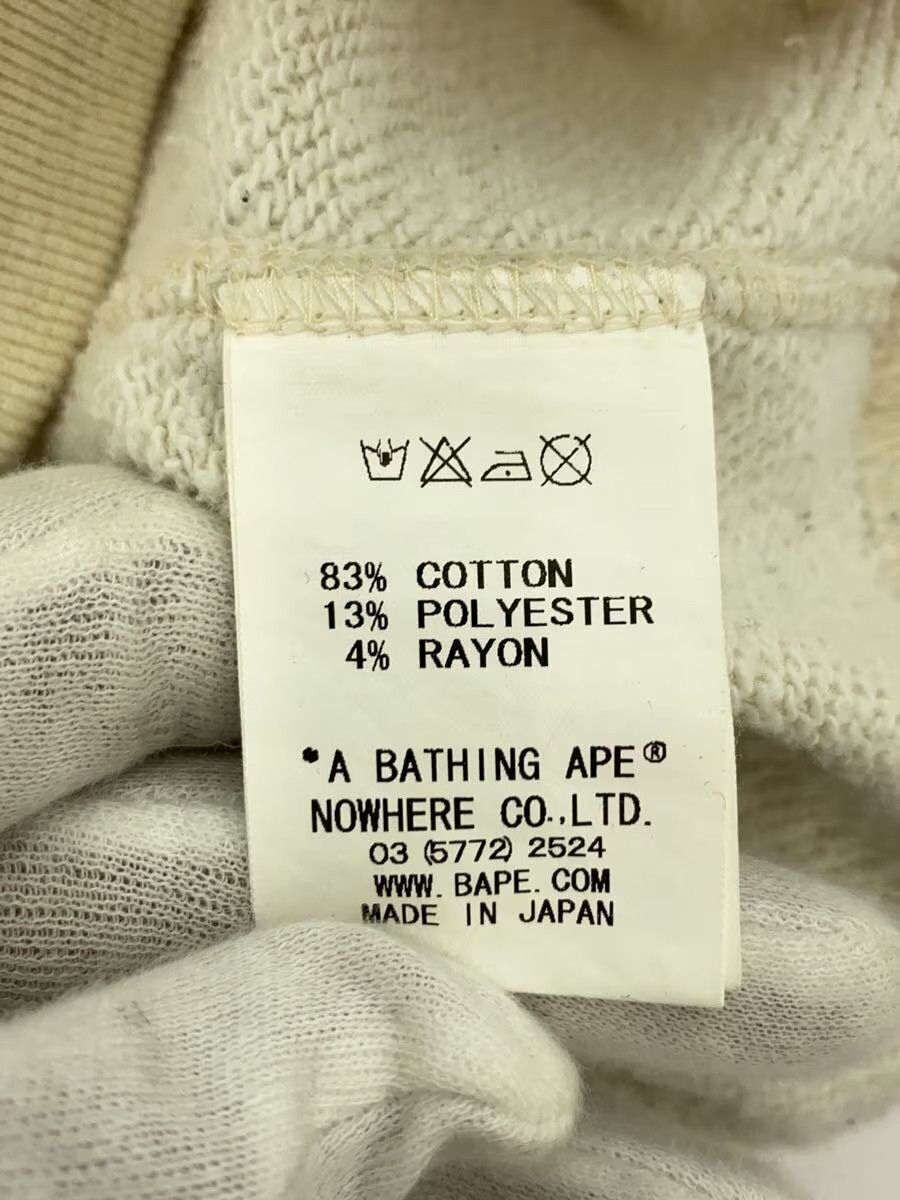 Bape A Bathing Ape Cotton Zip Hoodie Cream Size US XL / EU 56 / 4 - 4 Thumbnail