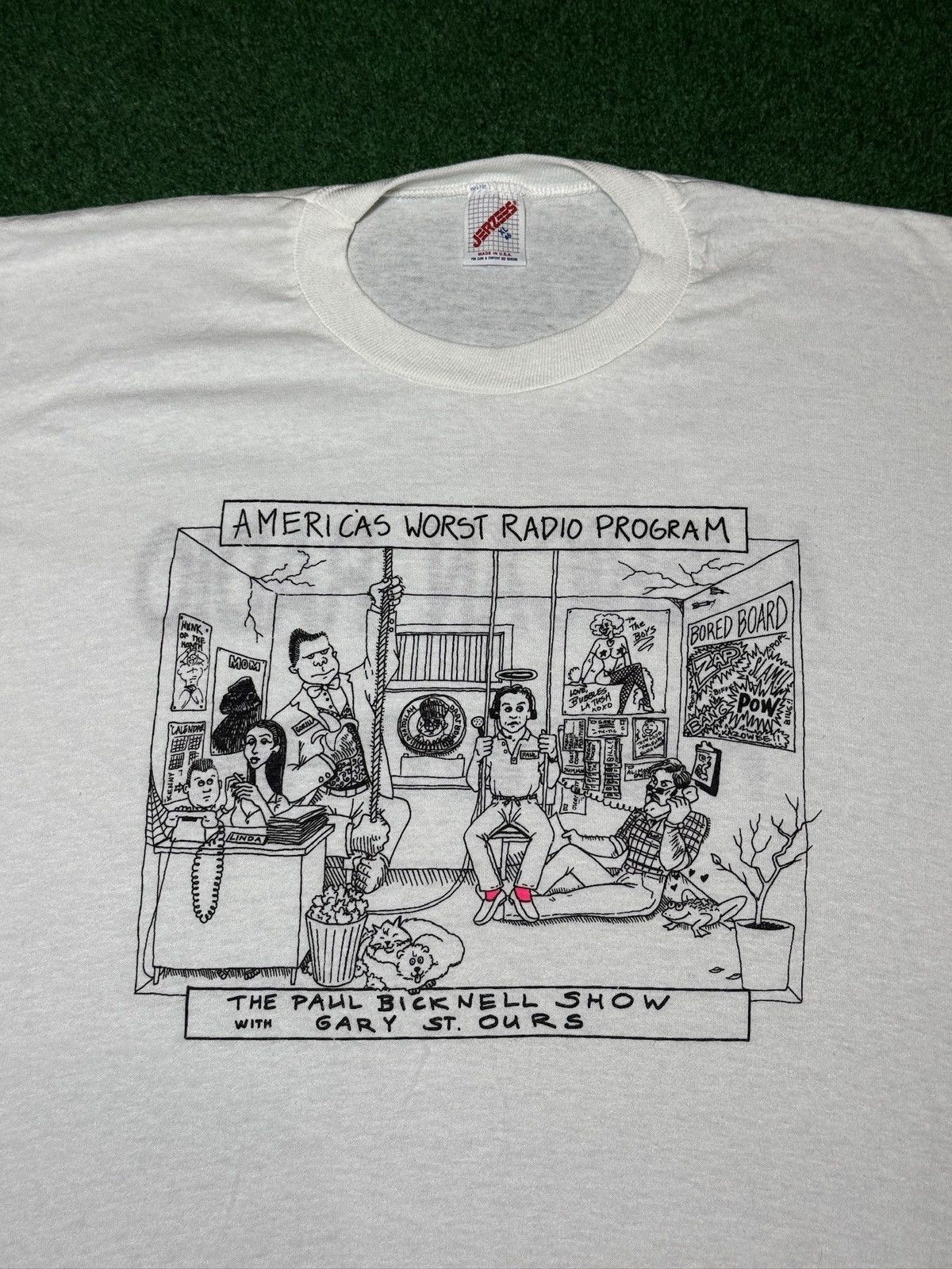 Vintage 90s America’s Worst Radio Station Paul Bicknell XL T Shirt Size US XL / EU 56 / 4 - 2 Thumbnail