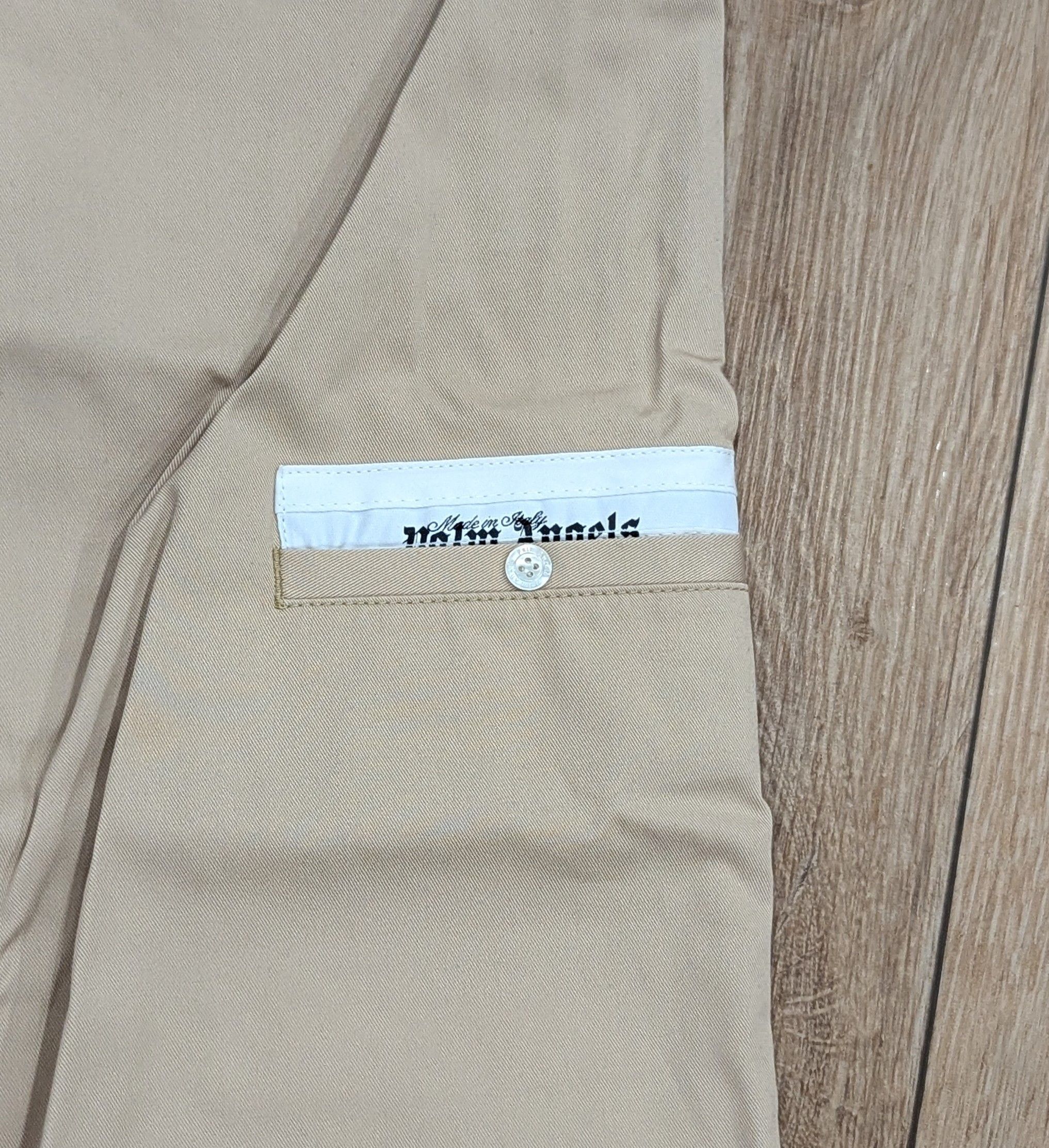 Palm Angels PALM ANGELS Track Belt Drawstring Shorts Beige 50 US 34 Size US 34 / EU 50 - 5 Thumbnail