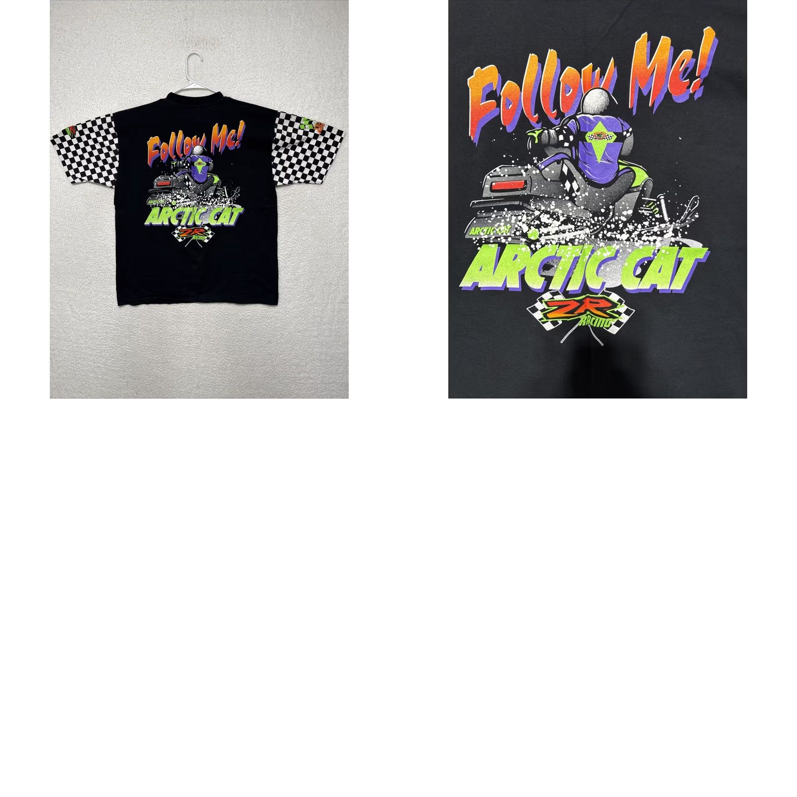 Vintage VINTAGE Arctic Cat Snowmobile Racing T-Shirt XL Black 90s LA Sportswear Mens Short Sleeve Graphic Print Stitch Single Stitch Size US XL / EU 56 / 4 - 8 Thumbnail
