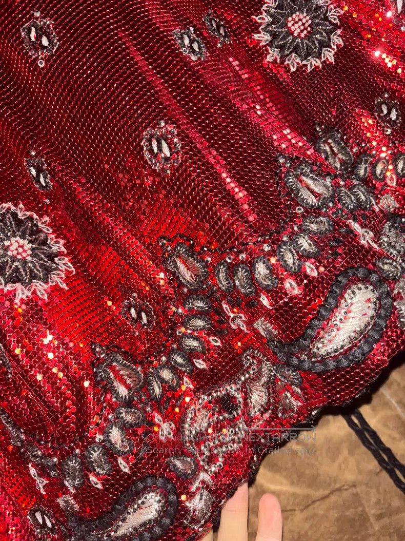 Saint Laurent Paris Saint Laurent Paris Crimson Metal Chainmail i Size US M / EU 48-50 / 2 - 5 Thumbnail