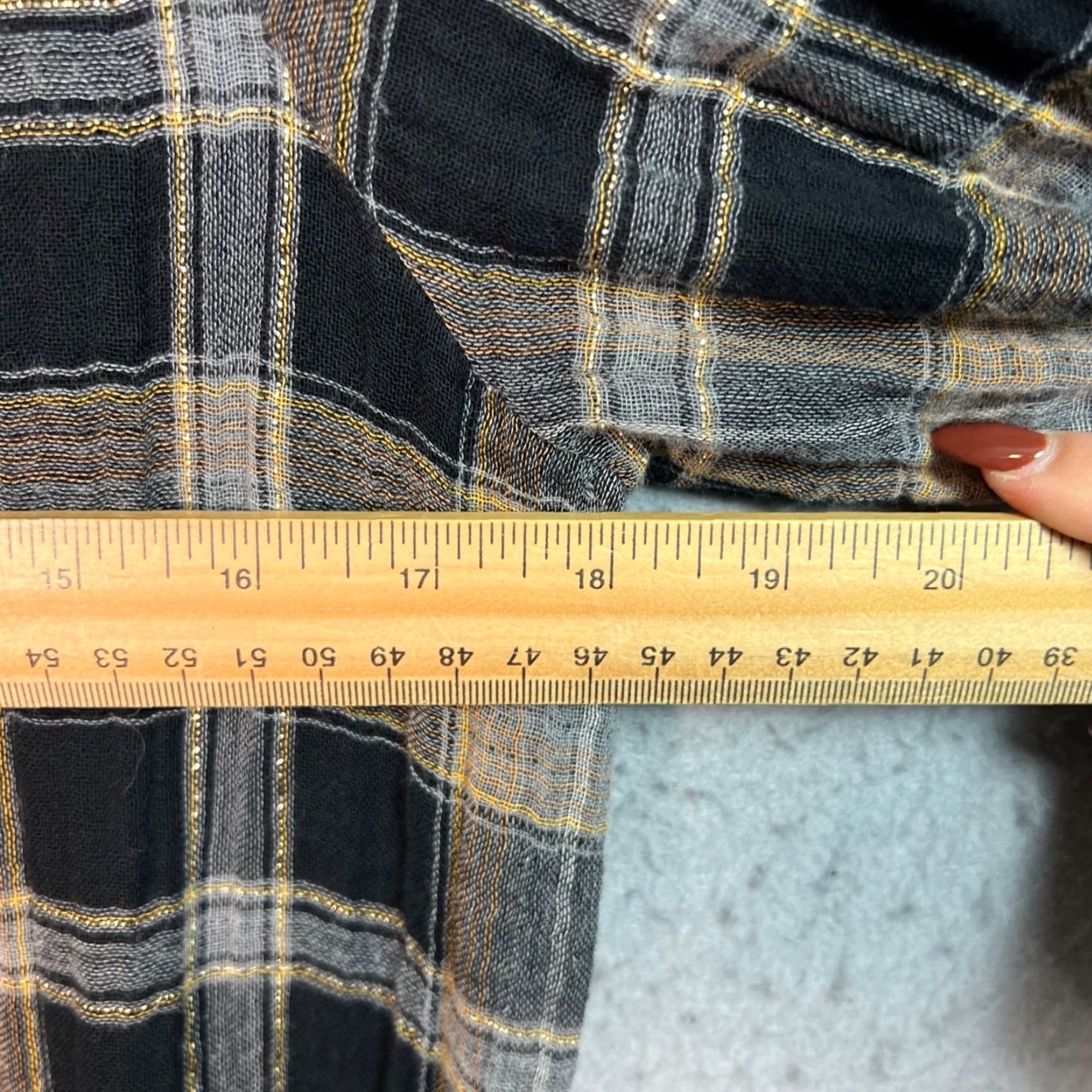 Apiece Apart Apiece Apart Womens Dress Midi Plaid Tie-Front Black/Beige Cotton Blend M Size M / US 6-8 / IT 42-44 - 4 Thumbnail