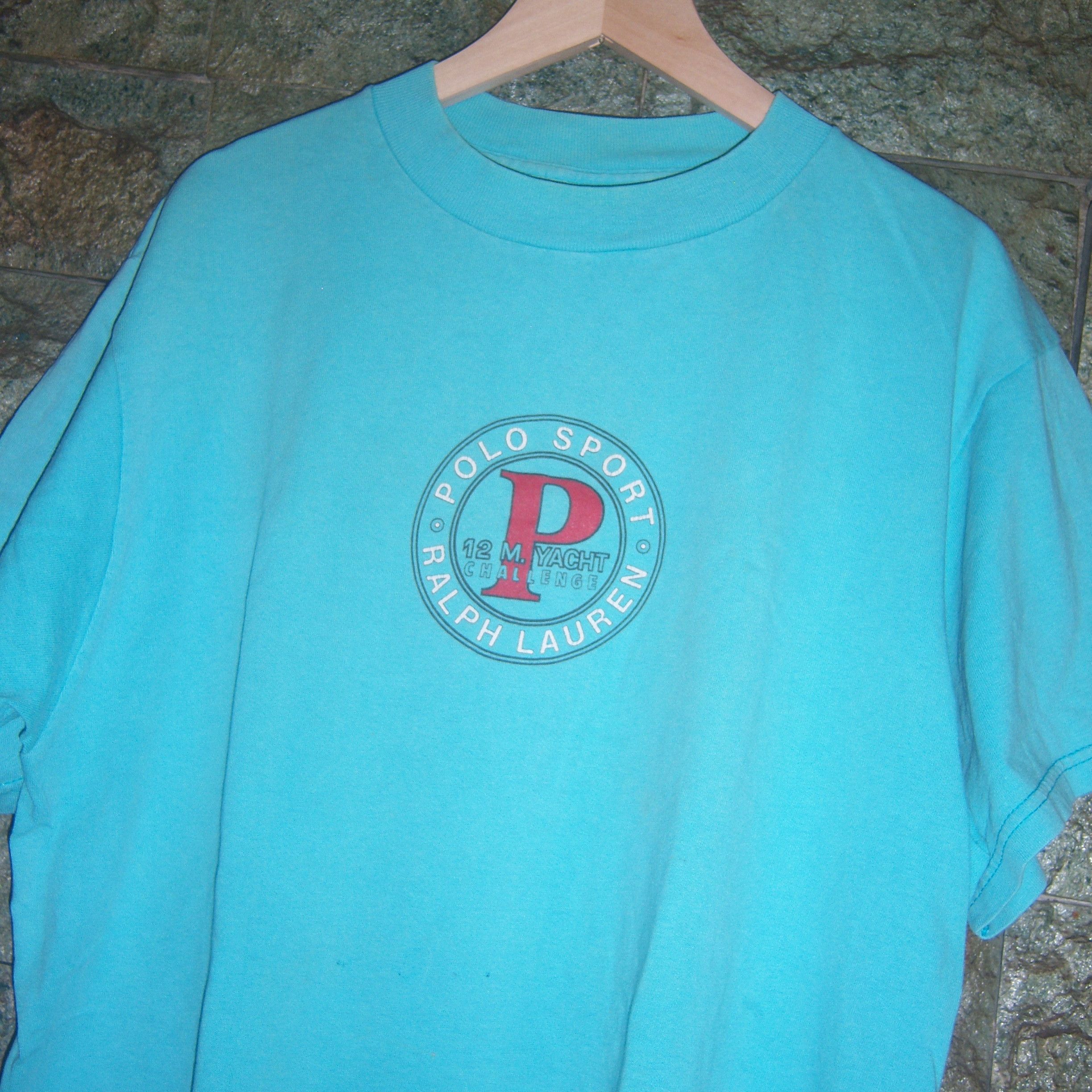 Polo Ralph Lauren × Vintage 90s Polo Sport T shirt Size US L / EU 52-54 / 3 - 2 Thumbnail