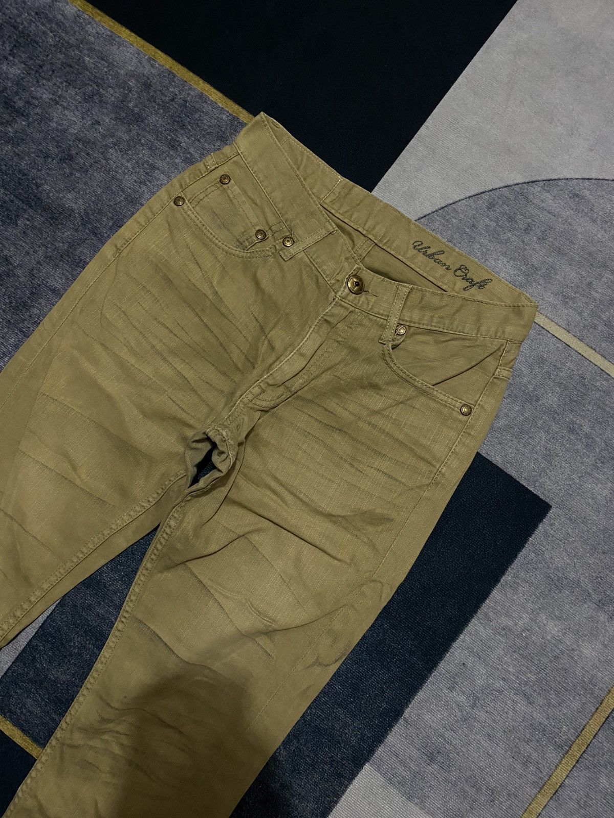 If Six Was Nine Y2k FLARE URBAN CRAFT IFSIXWASNINE DENIM PANTS Size US 30 / EU 46 - 2 Thumbnail