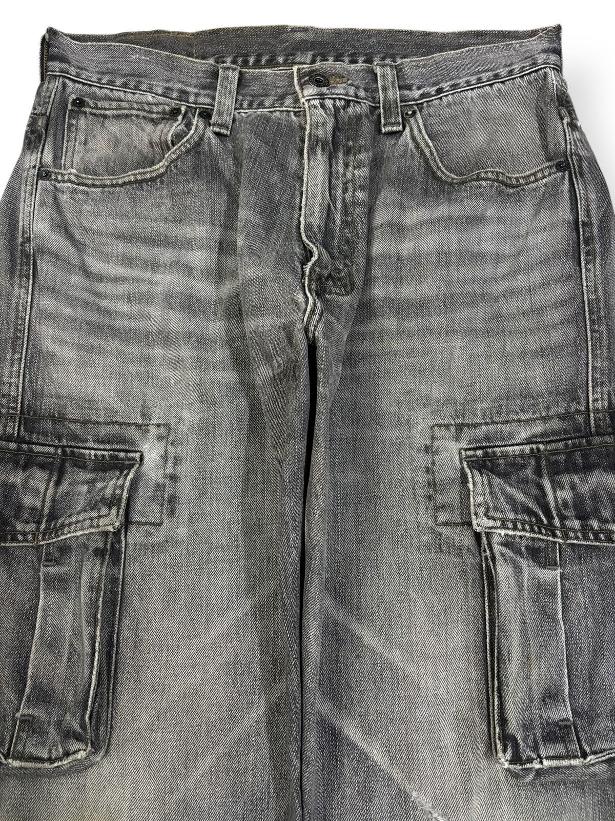 Levi's Vintage Levis 503 Faded Baggy Distressed Cargo Grunge Jeans Size US 32 / EU 48 - 4 Thumbnail