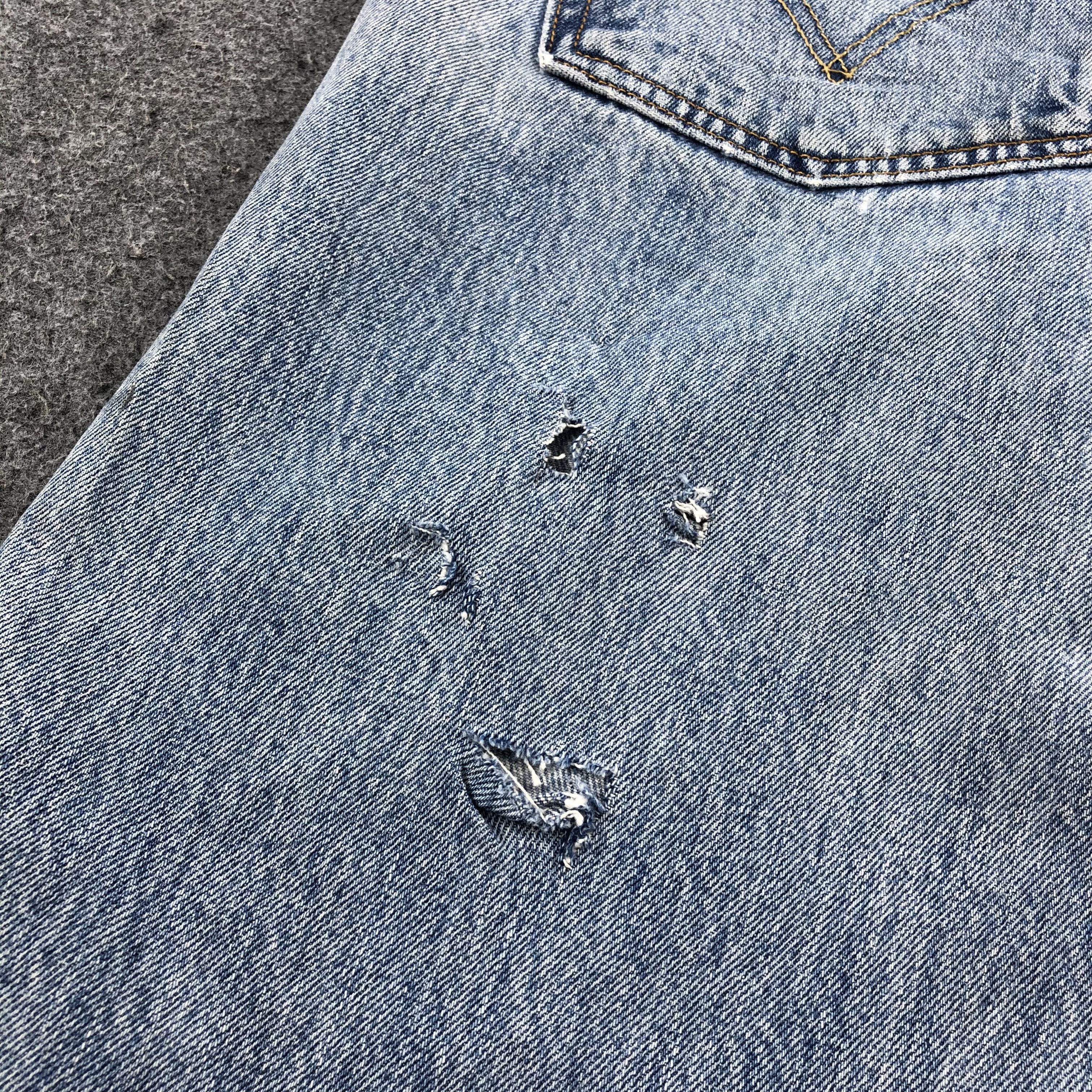 Levi's × Vintage Vintage 90s Distress Levis 501 Jeans-JM1142 Size US 37 - 7 Thumbnail