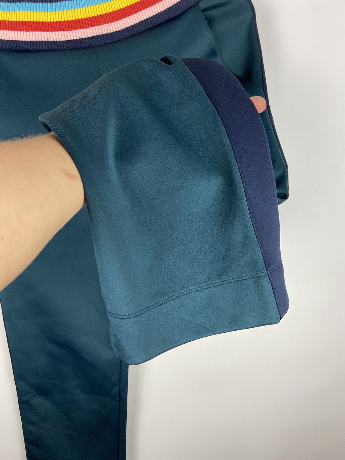 Designer × Mira Mikati Mira Mikati Trousers Joggers Raibow Track Green Pants Size 27" / US 4 / IT 40 - 7 Thumbnail