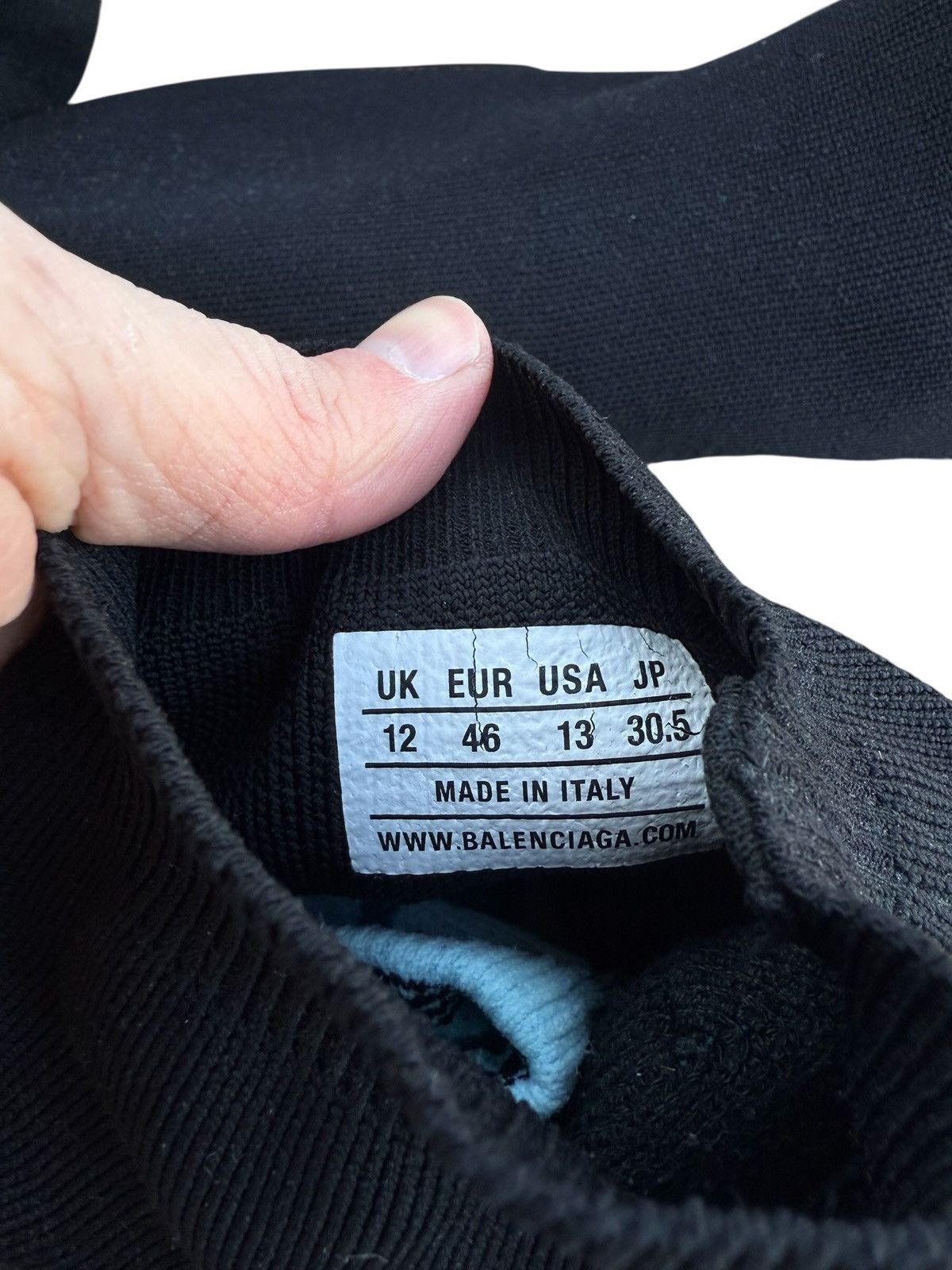 Balenciaga Balenciaga black and red sock runners Size US 13 / EU 46 - 8 Thumbnail