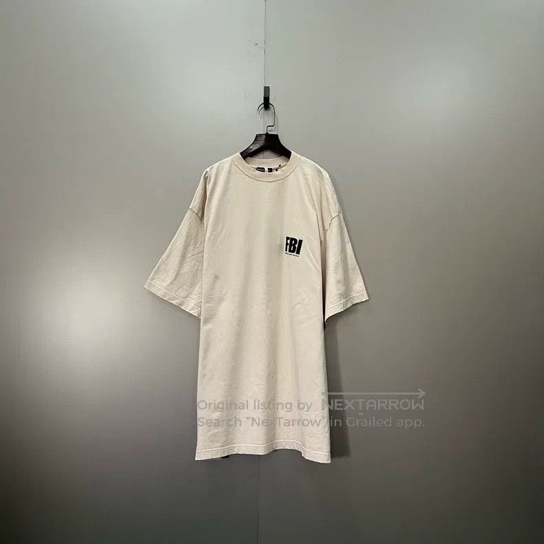 Balenciaga Balenciaga FBI Logo Print Short Sleeve Size US L / EU 52-54 / 3 - 1 Thumbnail