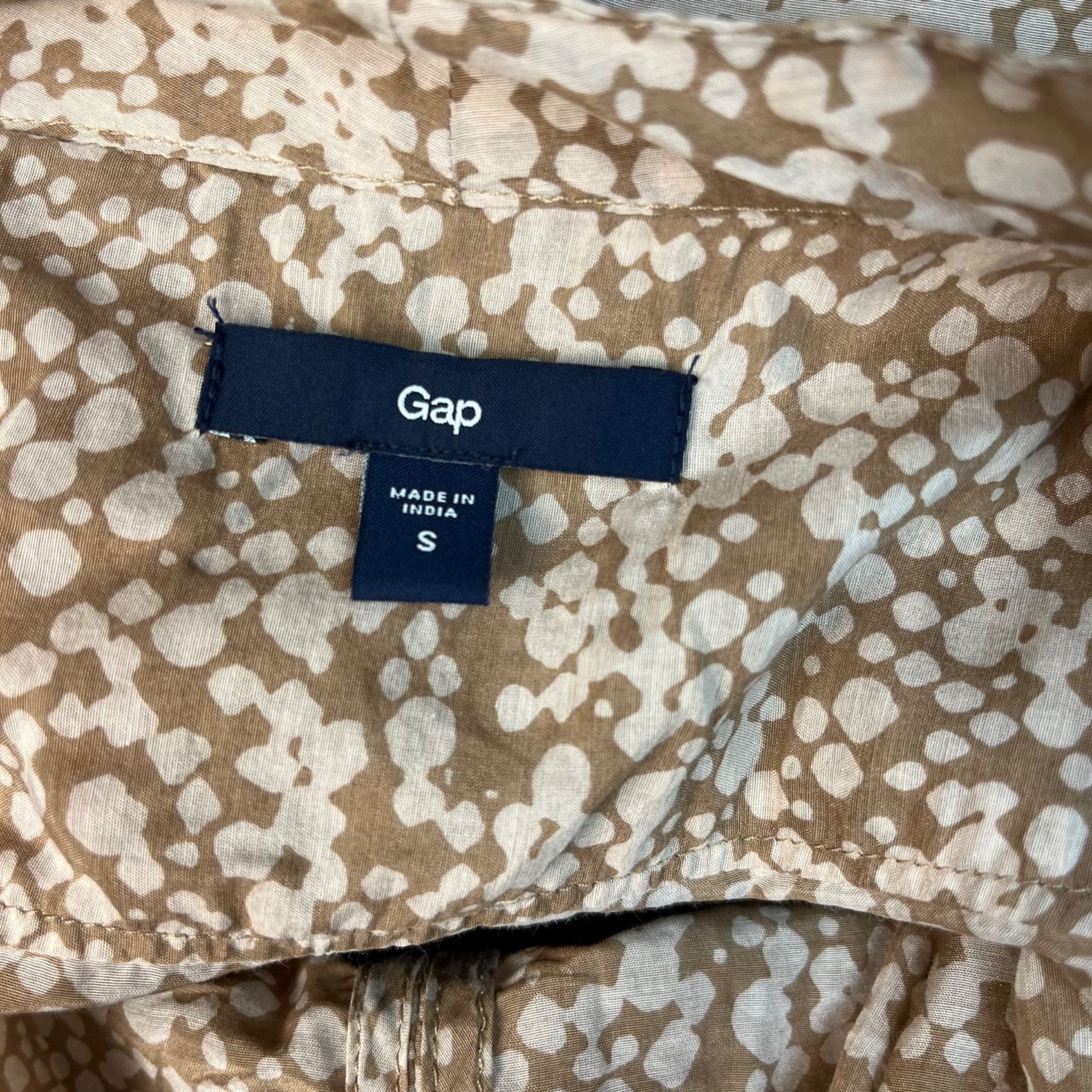 Gap Gap Women's Sleeveless Blouse Top V-Neck Silk Blend Tie-Fron Size S / US 4 / IT 40 - 2 Thumbnail