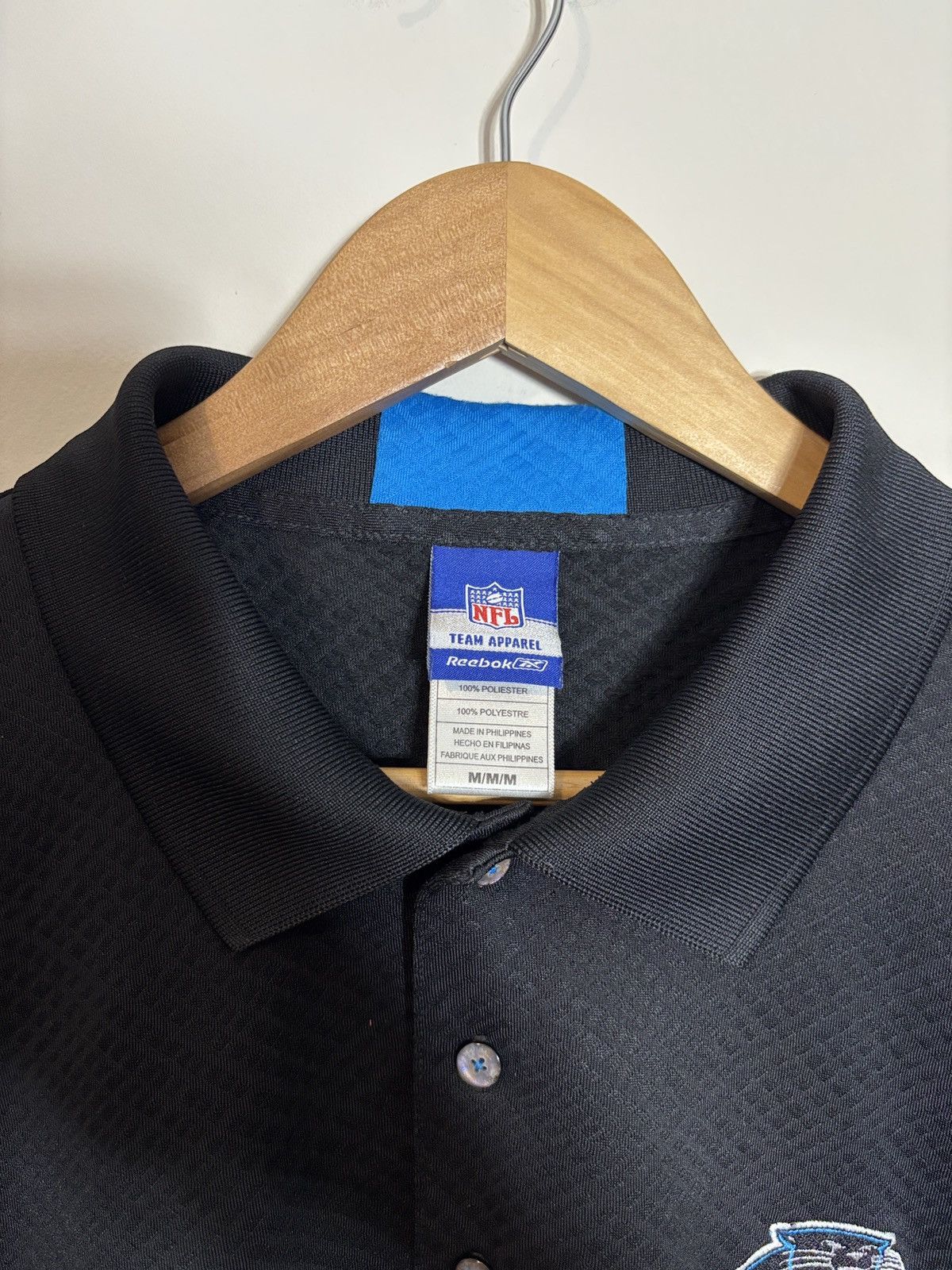 Reebok Vintage Reebok Carolina Panthers Play Dry Gameday Polo Shirt Size US M / EU 48-50 / 2 - 3 Thumbnail