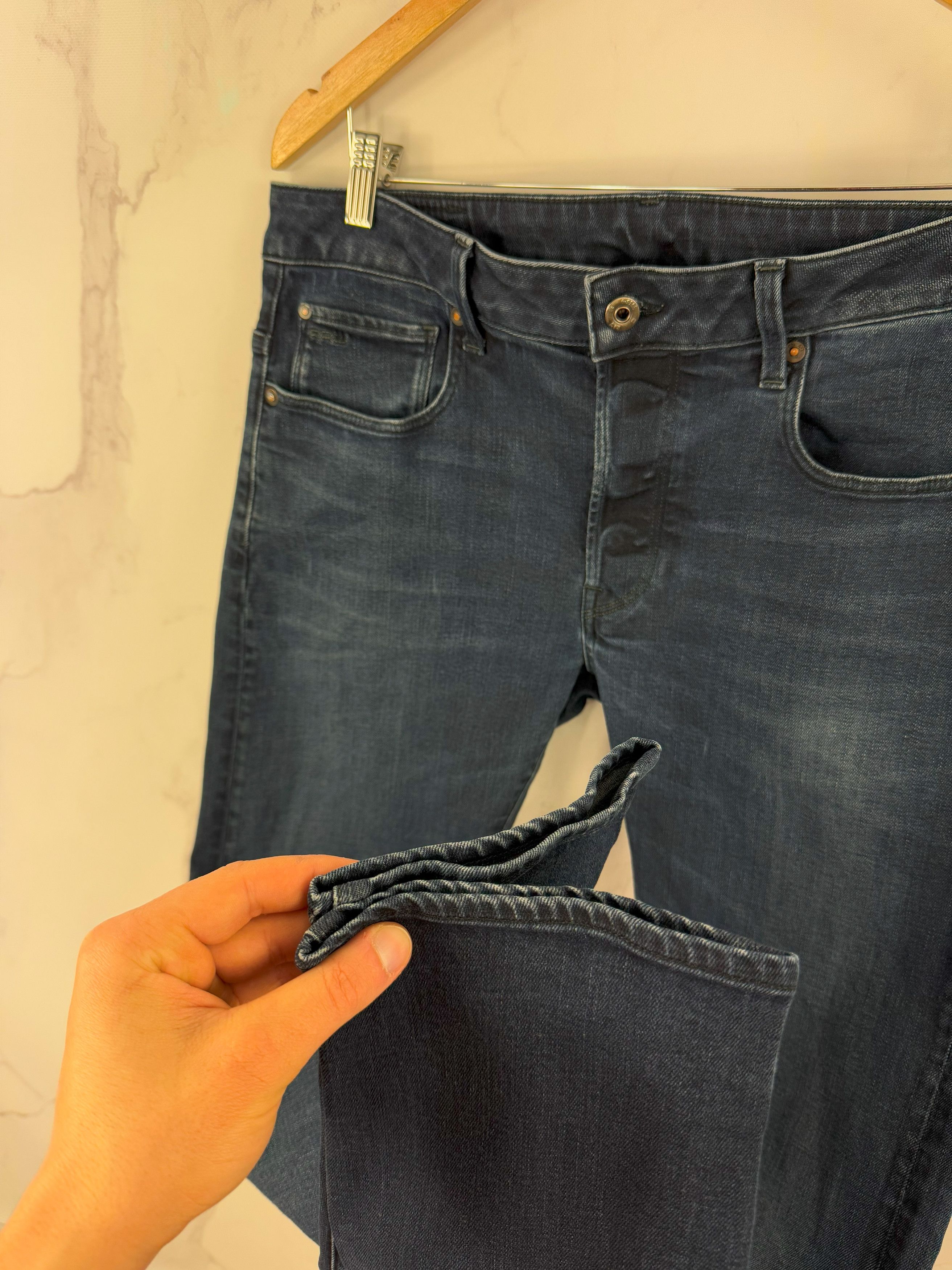 G-Star G Star Raw 3301 Slim Fit Denim Jeans Size 34 Size US 34 / EU 50 - 8 Thumbnail
