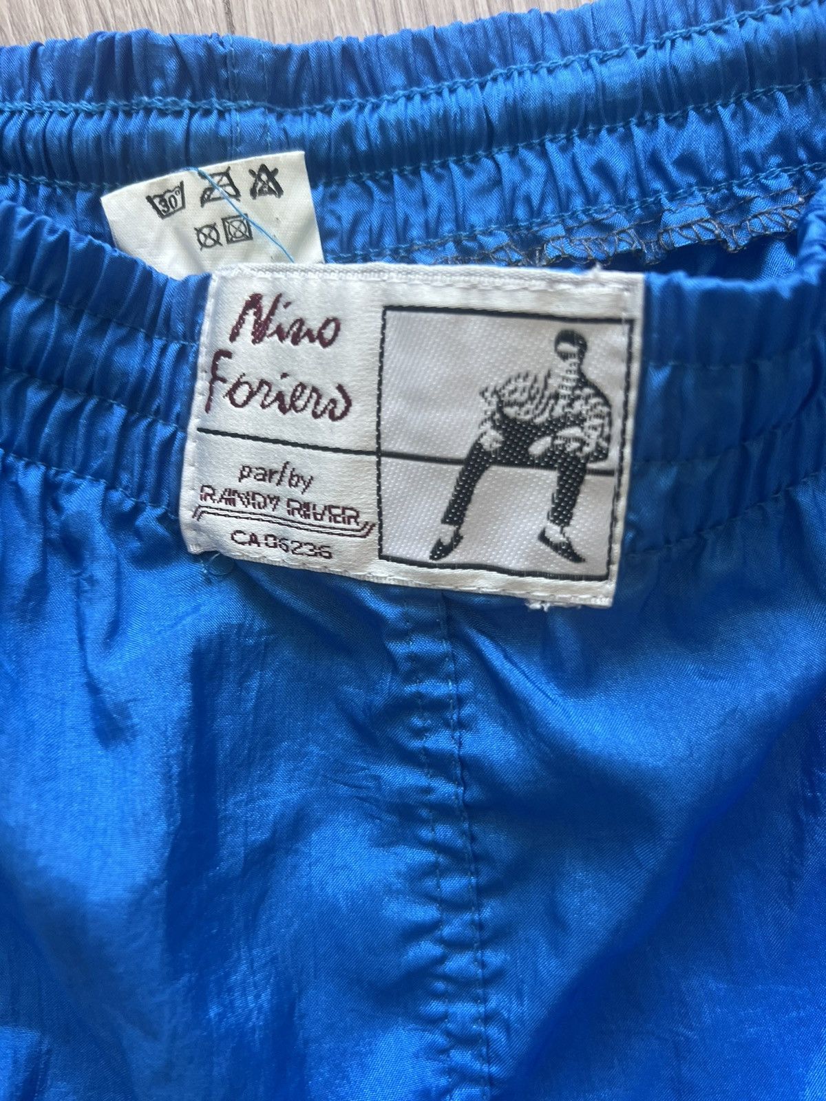 Vintage Vintage 1992 Nino Riviera Sailing Swim Trunks Shirts 90s Size US 34 / EU 50 - 4 Thumbnail